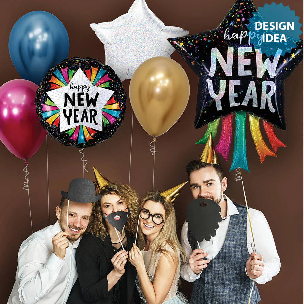 43 inch NEW YEAR STAR STREAMERS