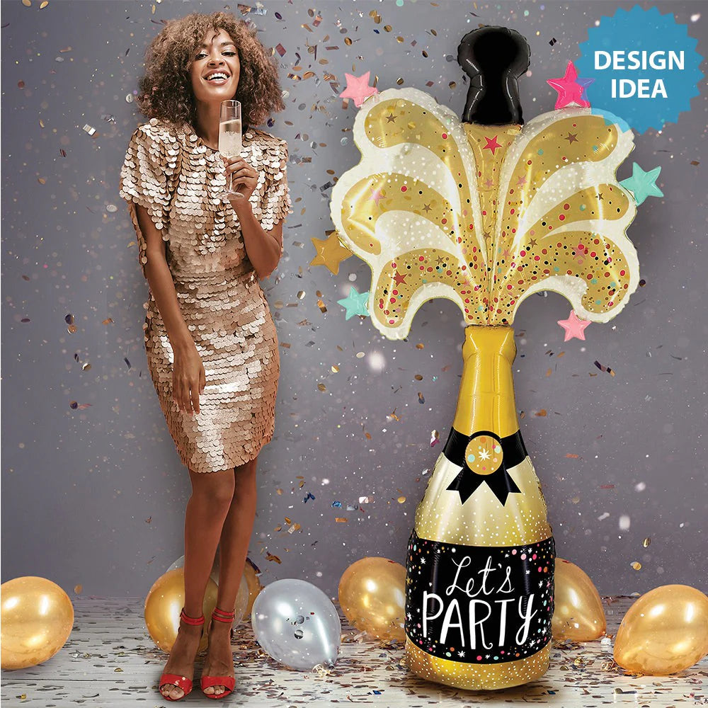 65 inch SPECIAL DELIVERY PARTY CHAMPAGNE