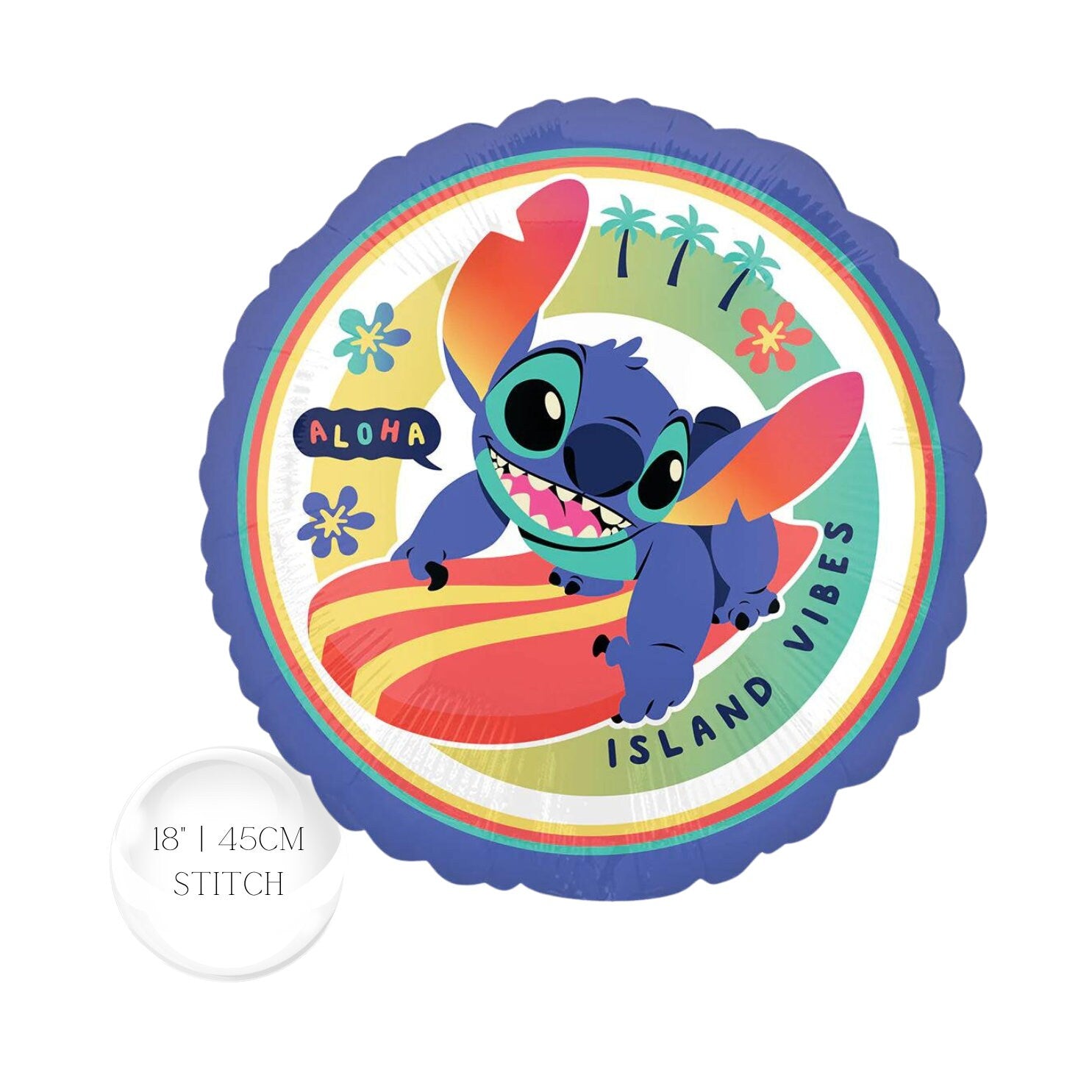 Stitch Birthday Party Balloons: Licensed Anagram Foil Mylar Decor
