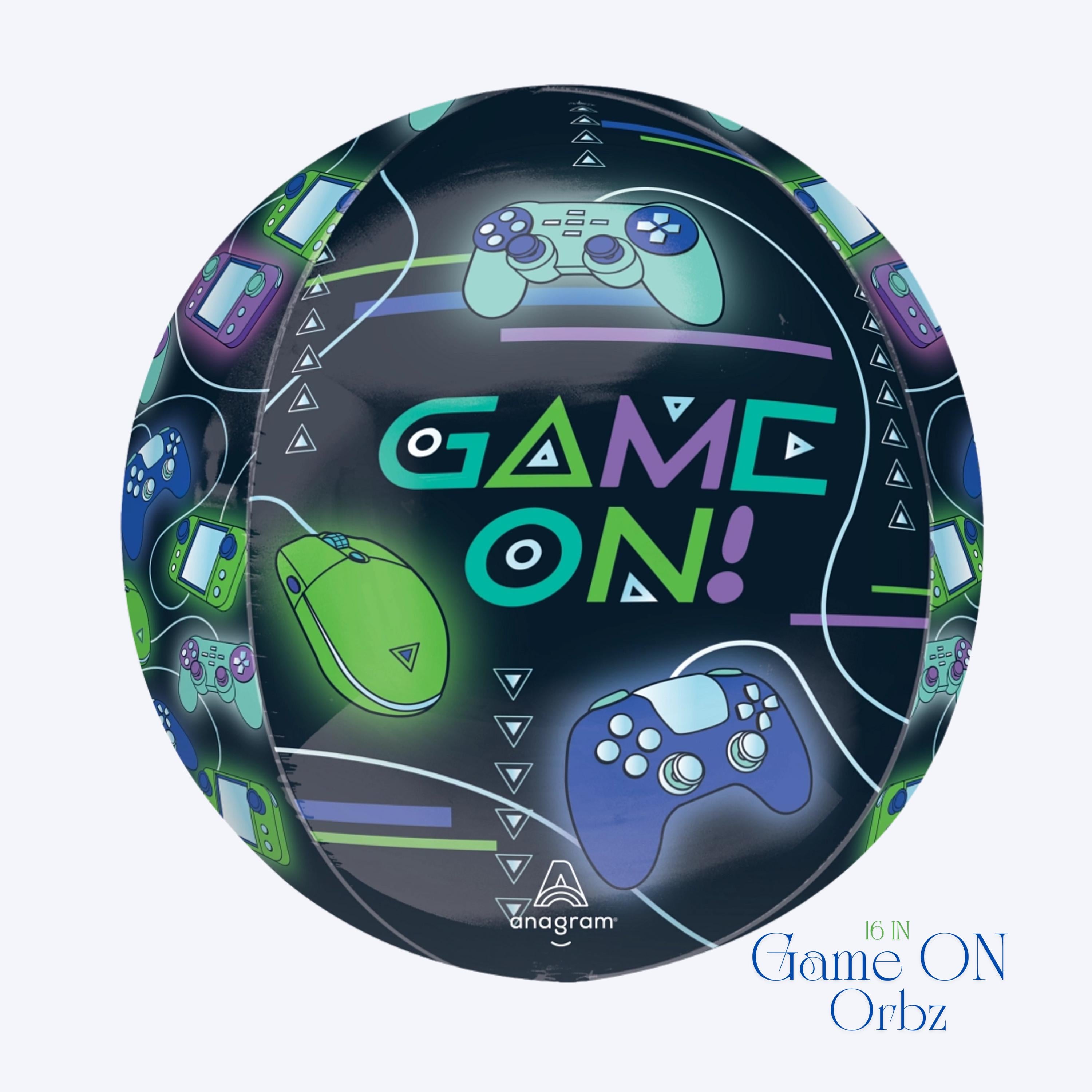 Game On Balloon Bouquet: Video Game Birthday Party Decorations