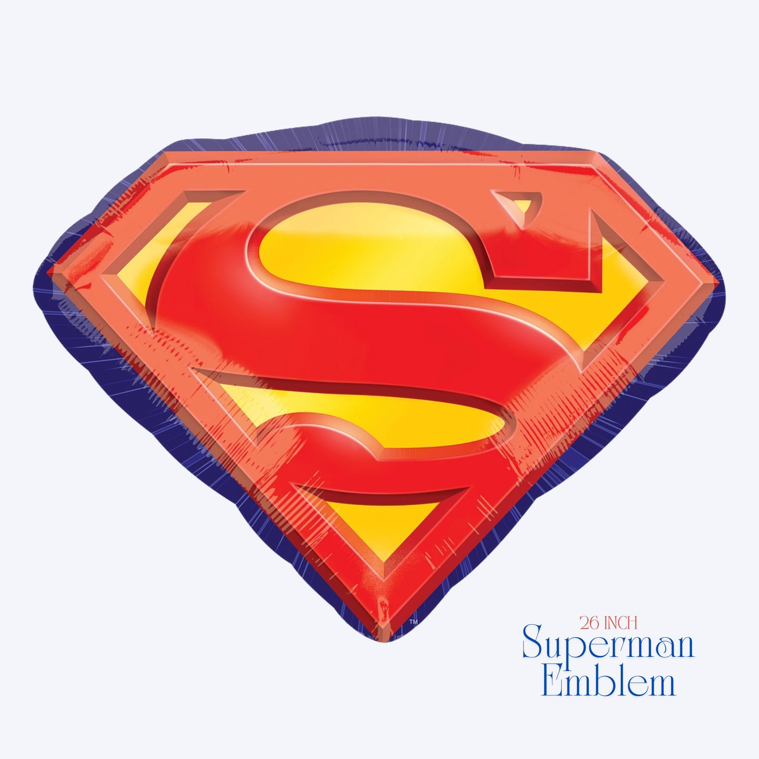 Superman Balloons - Anagram Licensed | Heros Birthday Party | Superhero Decorations | Boy birthday | Comics Party Supplies