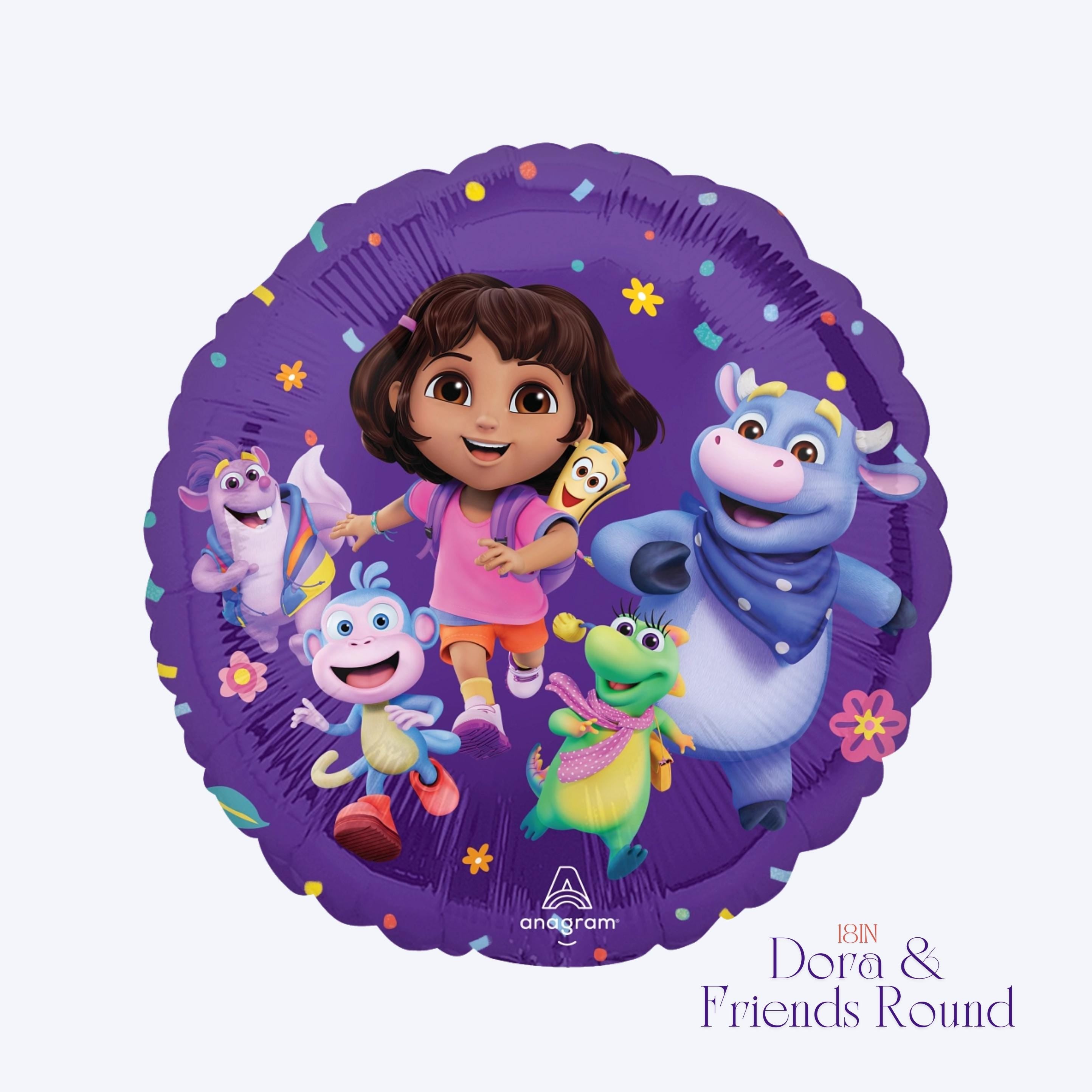 Dora the Explorer Balloon Bouquet: Licensed Birthday Party Decor