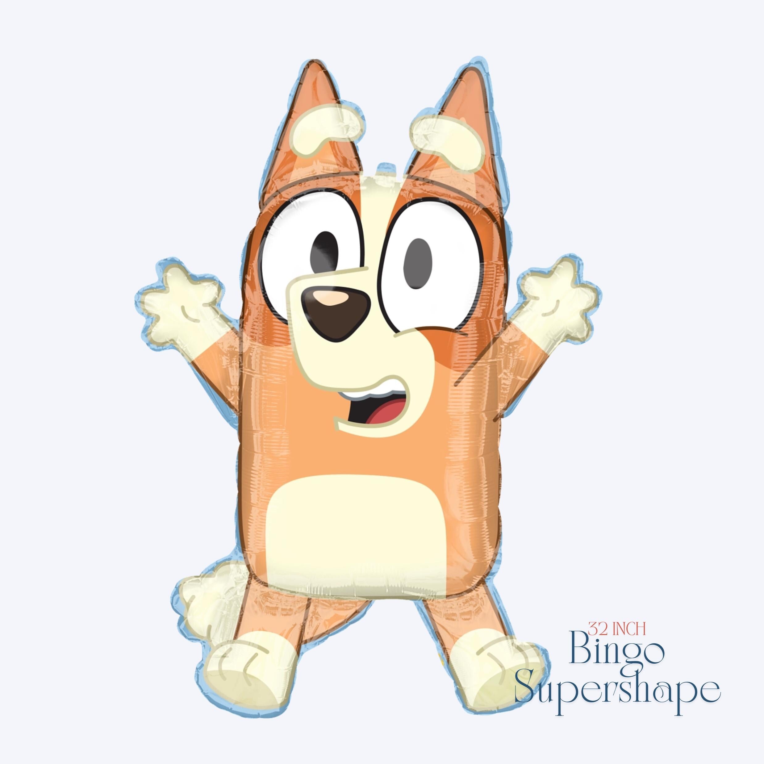 Bluey Balloon Bouquet - Officially Licensed by Anagram | Bluey birthday | Bluey Decorations | Blue Dog | Bluey Party | Bingo & Bluey