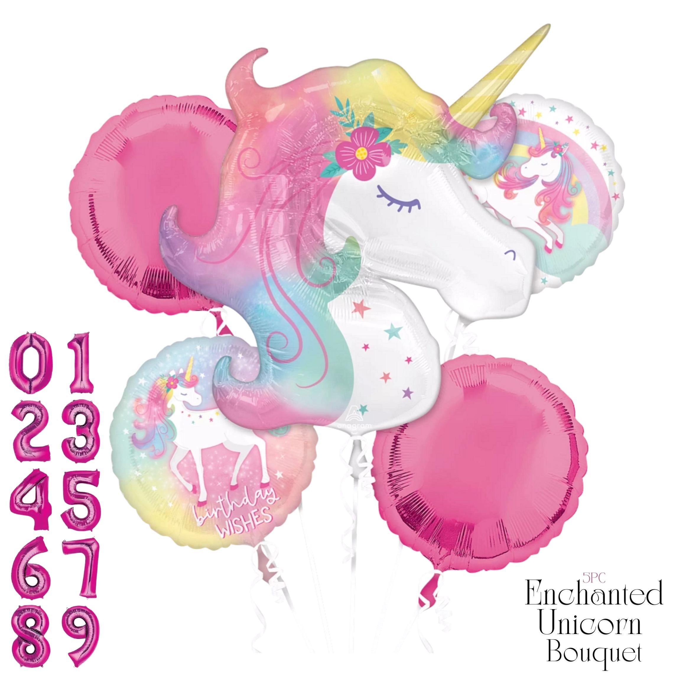 Rainbow Stacker Balloon: Unicorn Birthday Party Decorations