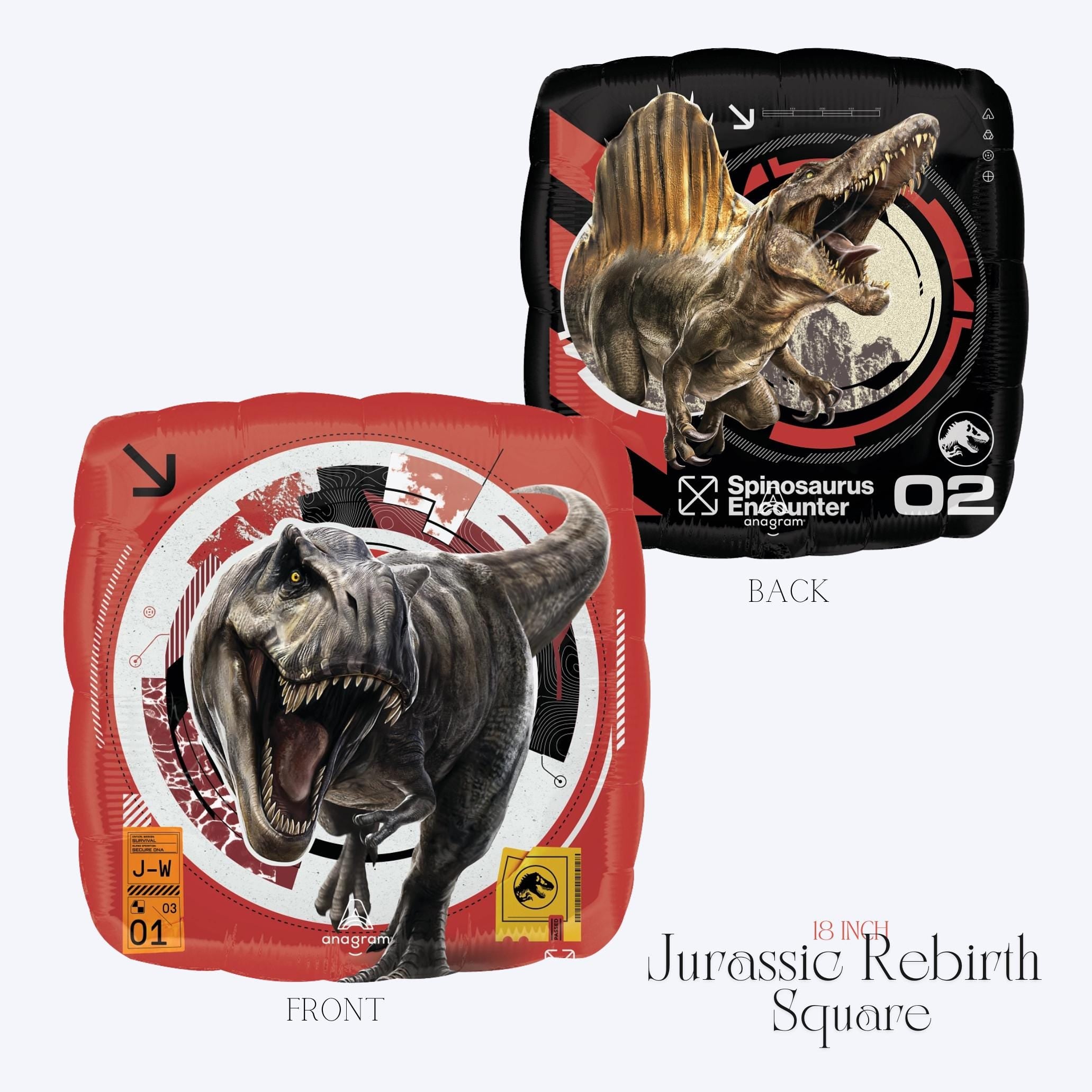 Jurassic World T-Rex Balloon Bouquet: Dino Birthday Party Decorations