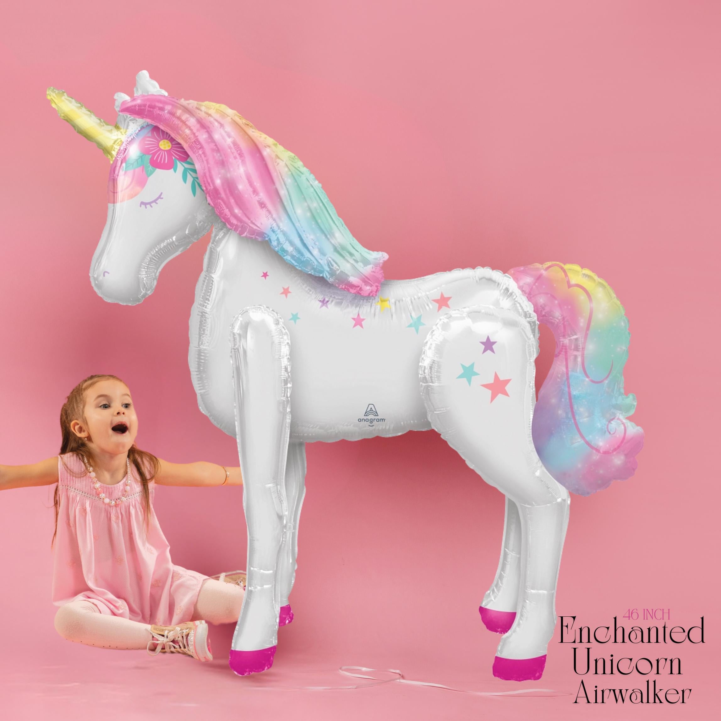 Life Size Unicorn Balloon | Unicorn Birthday | Rainbow Party Decorations | Unicorn 1st bday | Colorful Rainbow | Pastel Rainbow | Lucky One