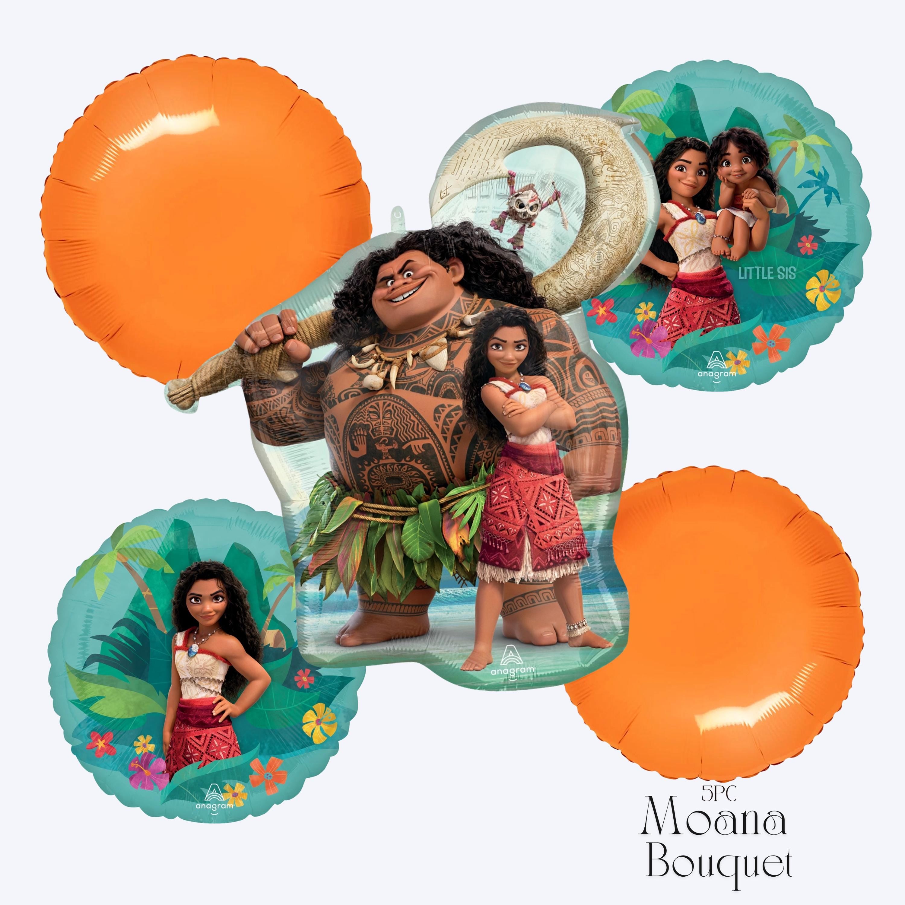 Moana 2 Balloon Bouquet: Island Adventure Party Decor
