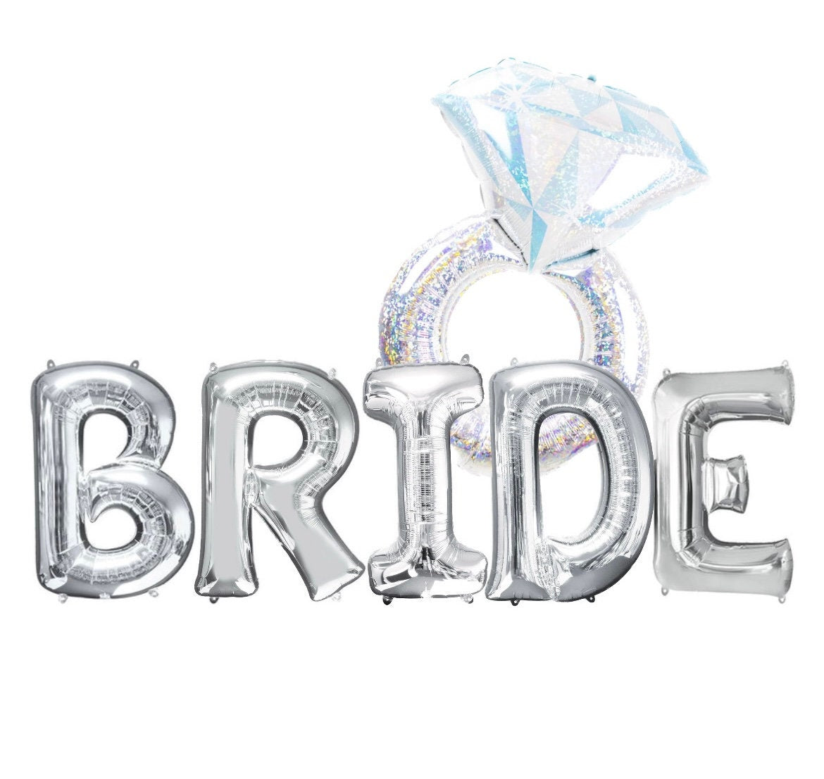 Bride Jumbo Foil Balloons: 34" Bridal Shower Decor