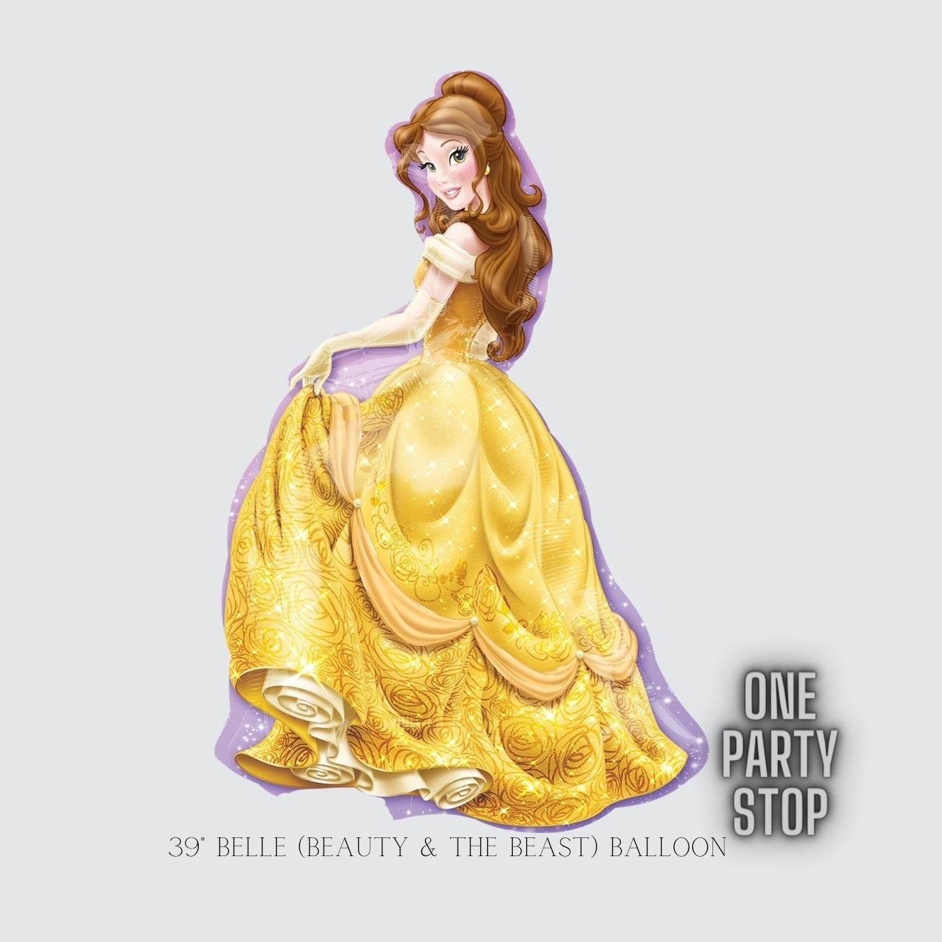 Princess Belle Balloon Bouquet - Beauty and the Beast Party Decor