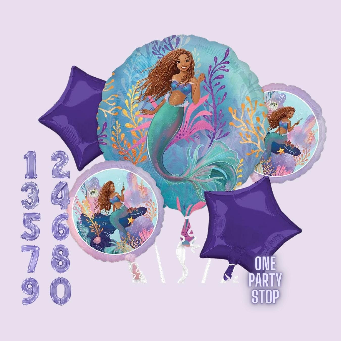Little Mermaid Foil Balloon: Under The Sea Party Decor