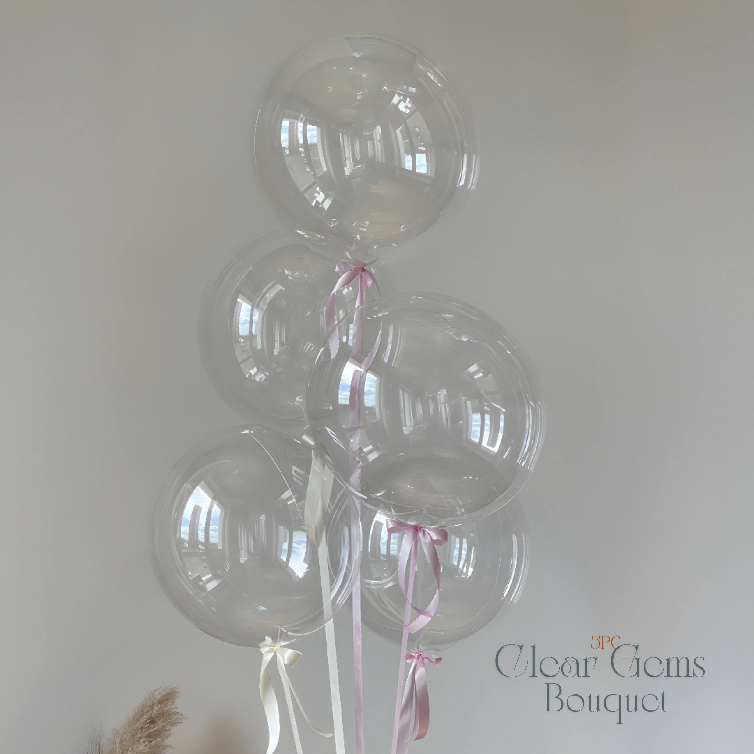Clear Gem Balloon Bouquet