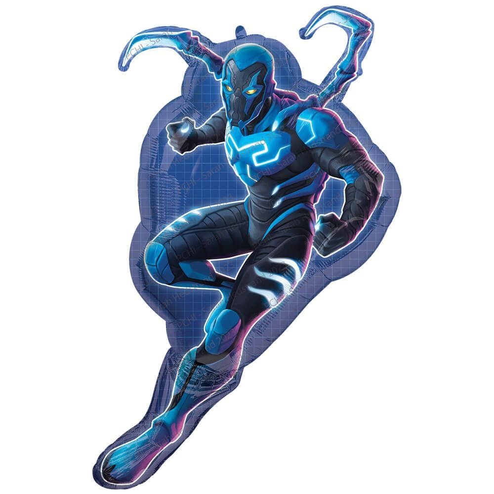 Blue Beetle Birthday Balloons: Anagram Licensed Superhero Party