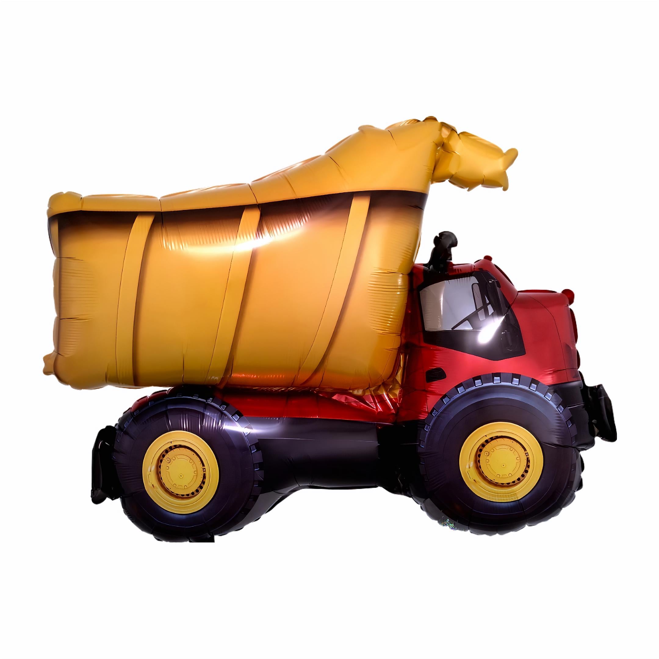 Dump Truck Foil Balloon: Construction Birthday Party Decor