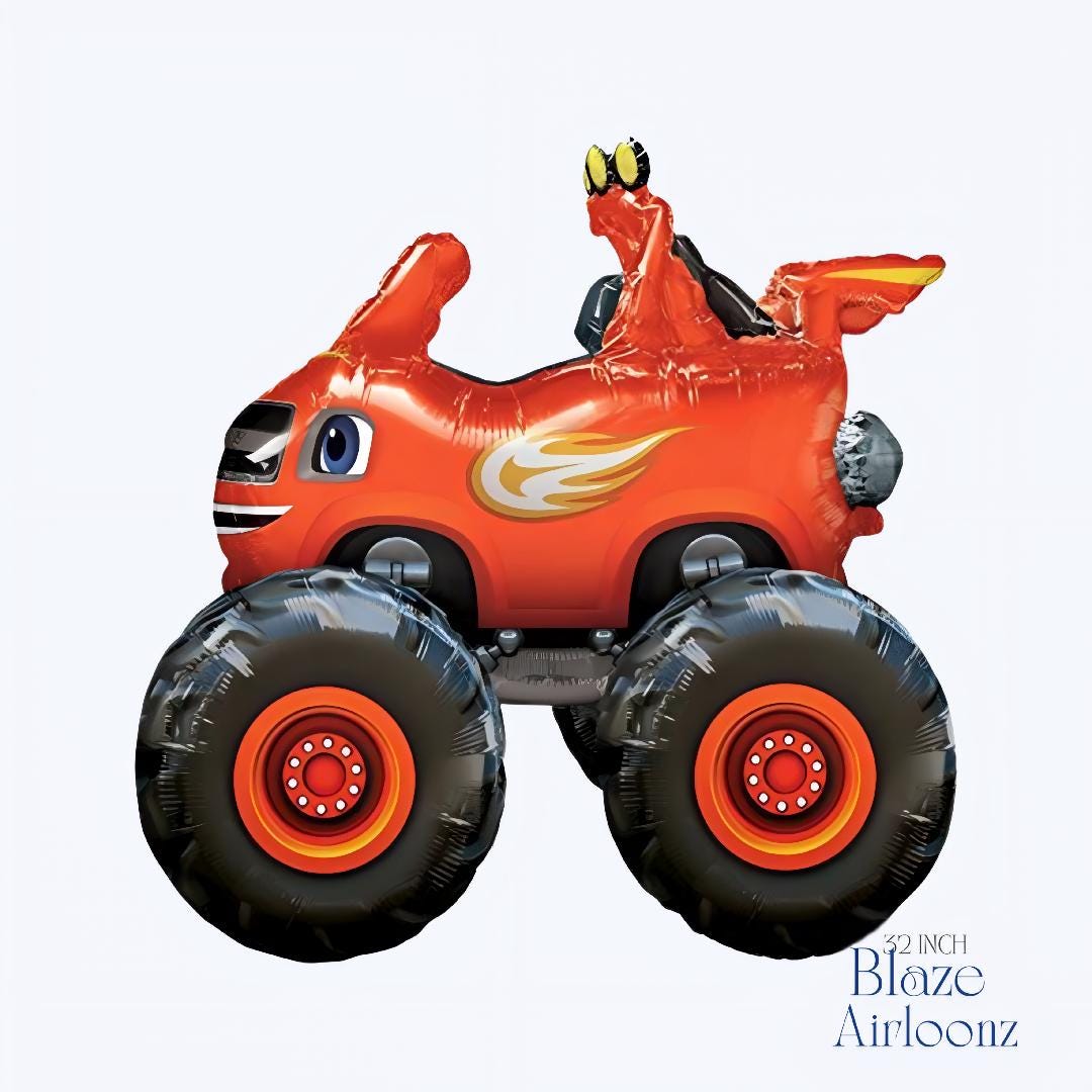 Blaze and the Monster Machines Balloon Bouquet - Anagram Licensed