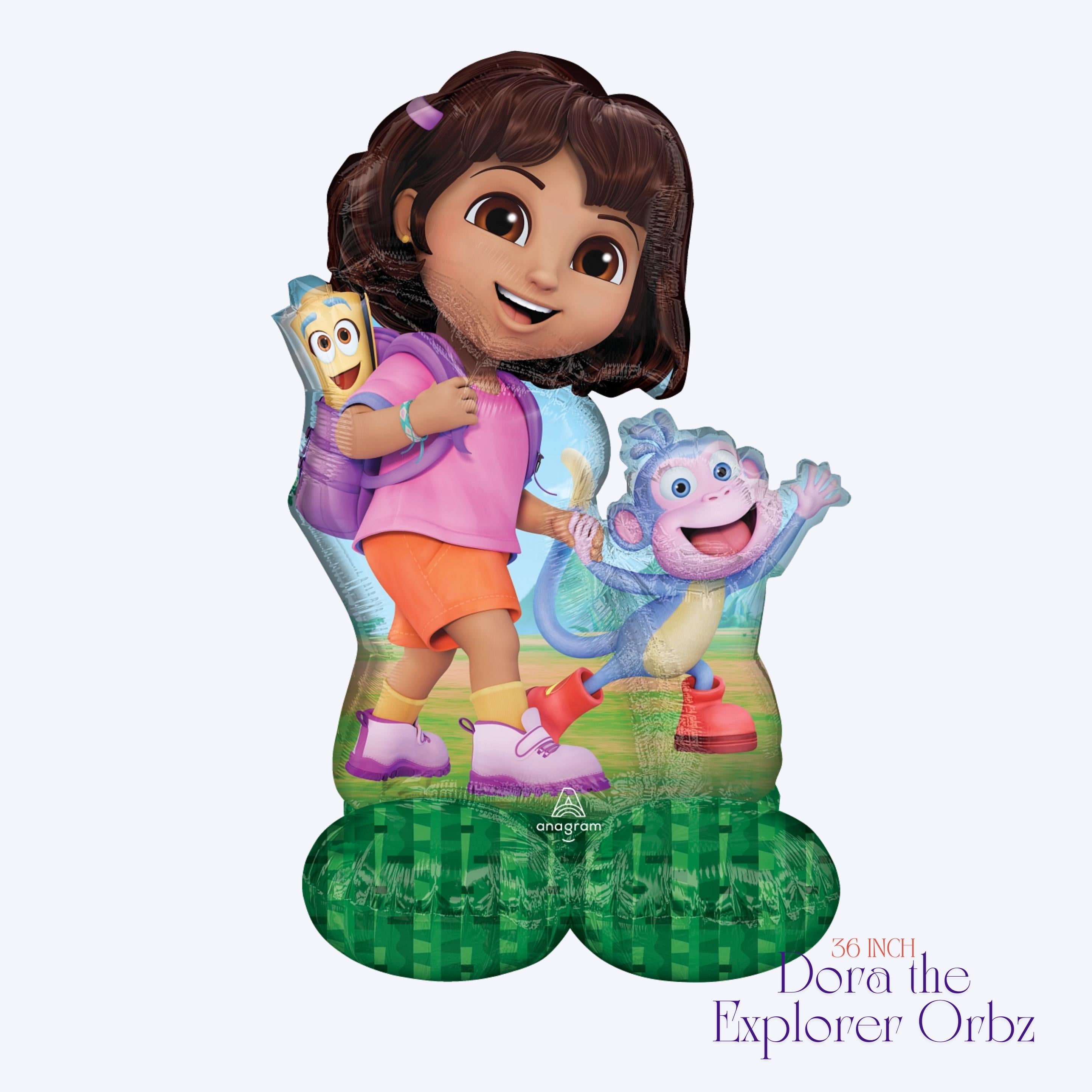 Dora the Explorer Balloon Bouquet: Licensed Birthday Party Decor