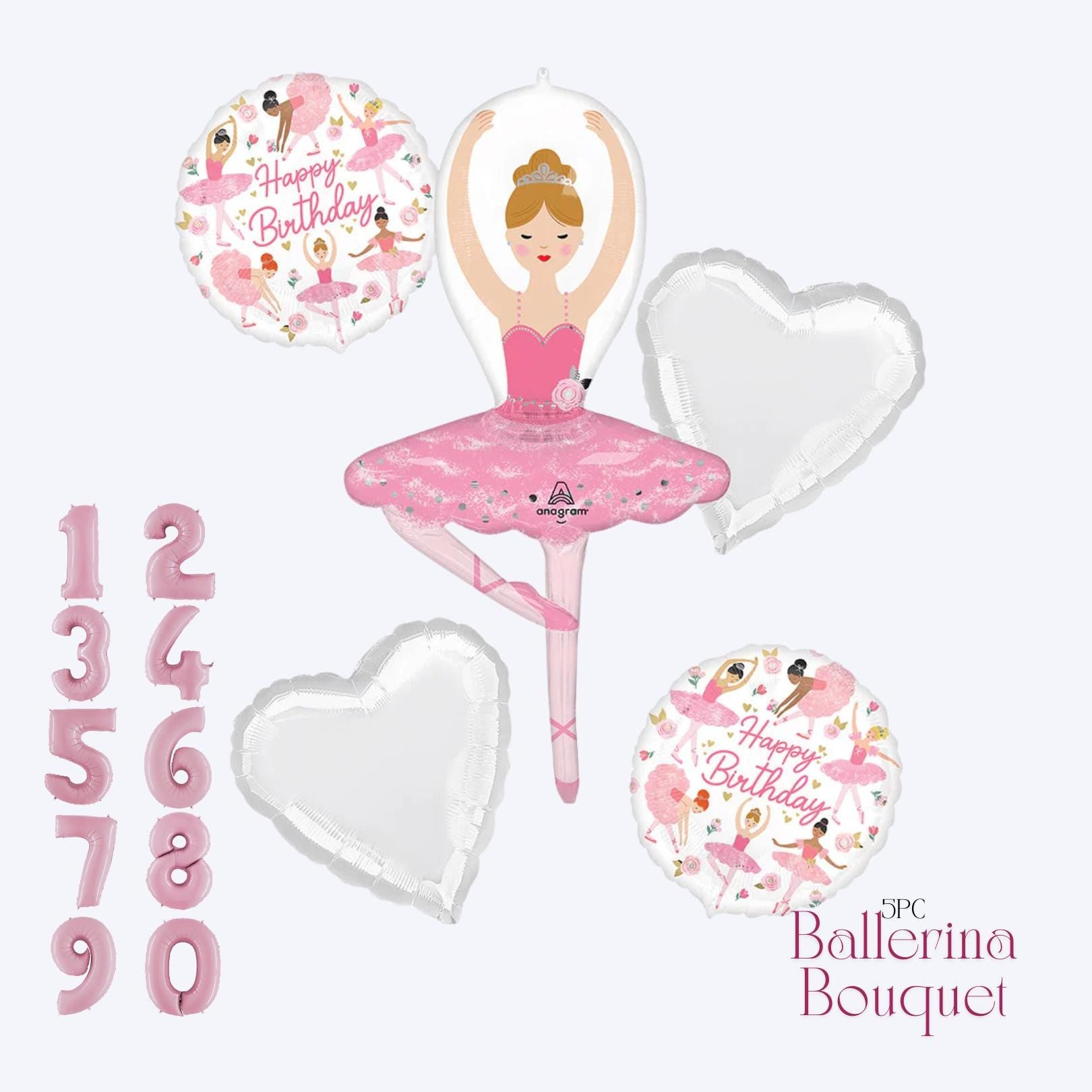 Ballerina Balloon Bouquet: Ballet Birthday Party Decorations