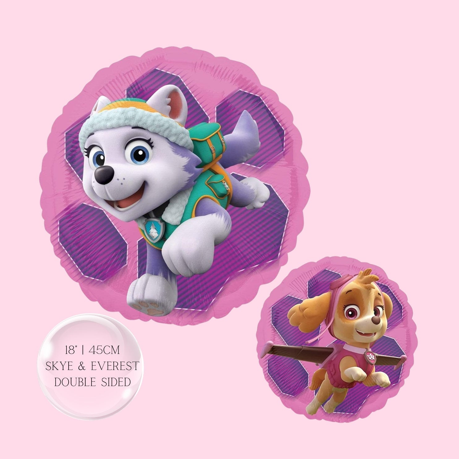 Skye Paw Patrol Birthday Party Supplies: Banner, Balloons & Decorations