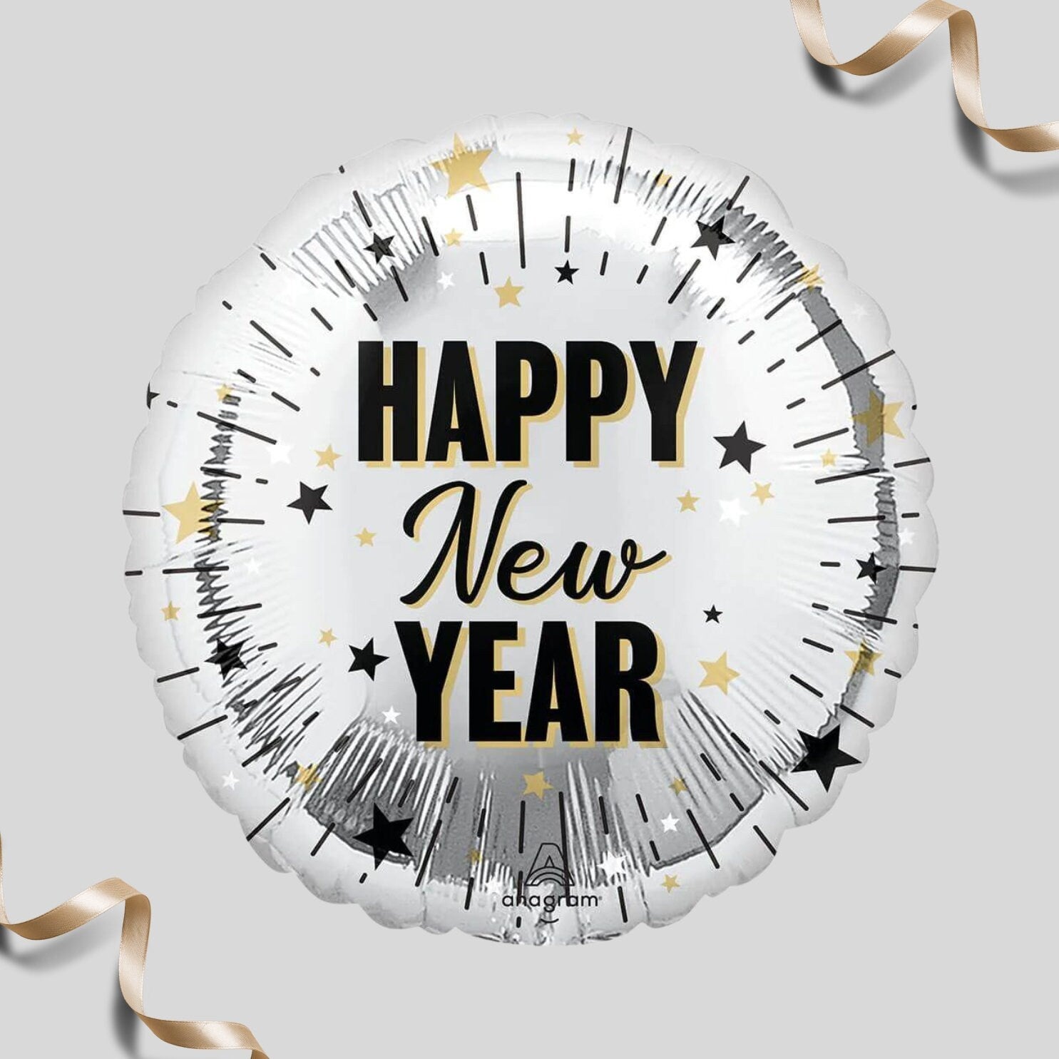 Happy New Year Balloon Bouquet | New Years Foil Balloons | New Year Balloons | Let's Party 2024