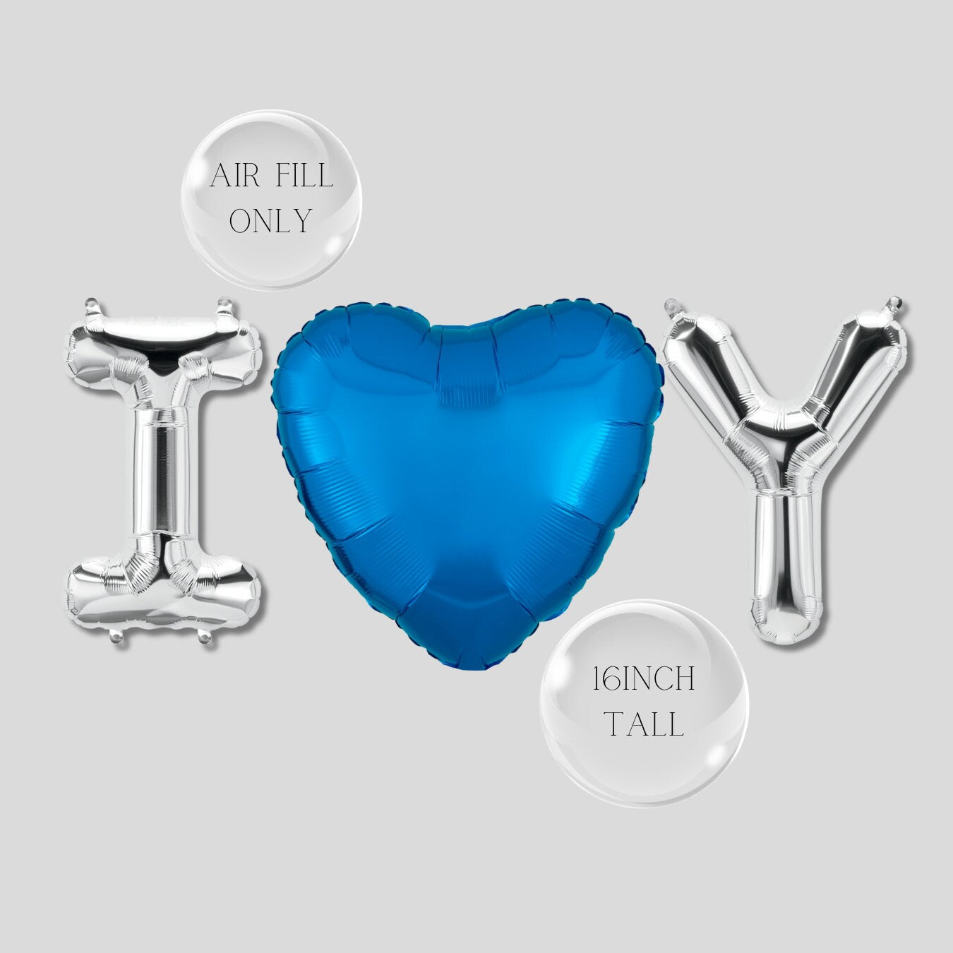 Blue Valentines Balloons | Happy Valentines Banner | Teddy Bear Balloons | Valentine's Day Decor | Anniversary Decoration | Red Balloons