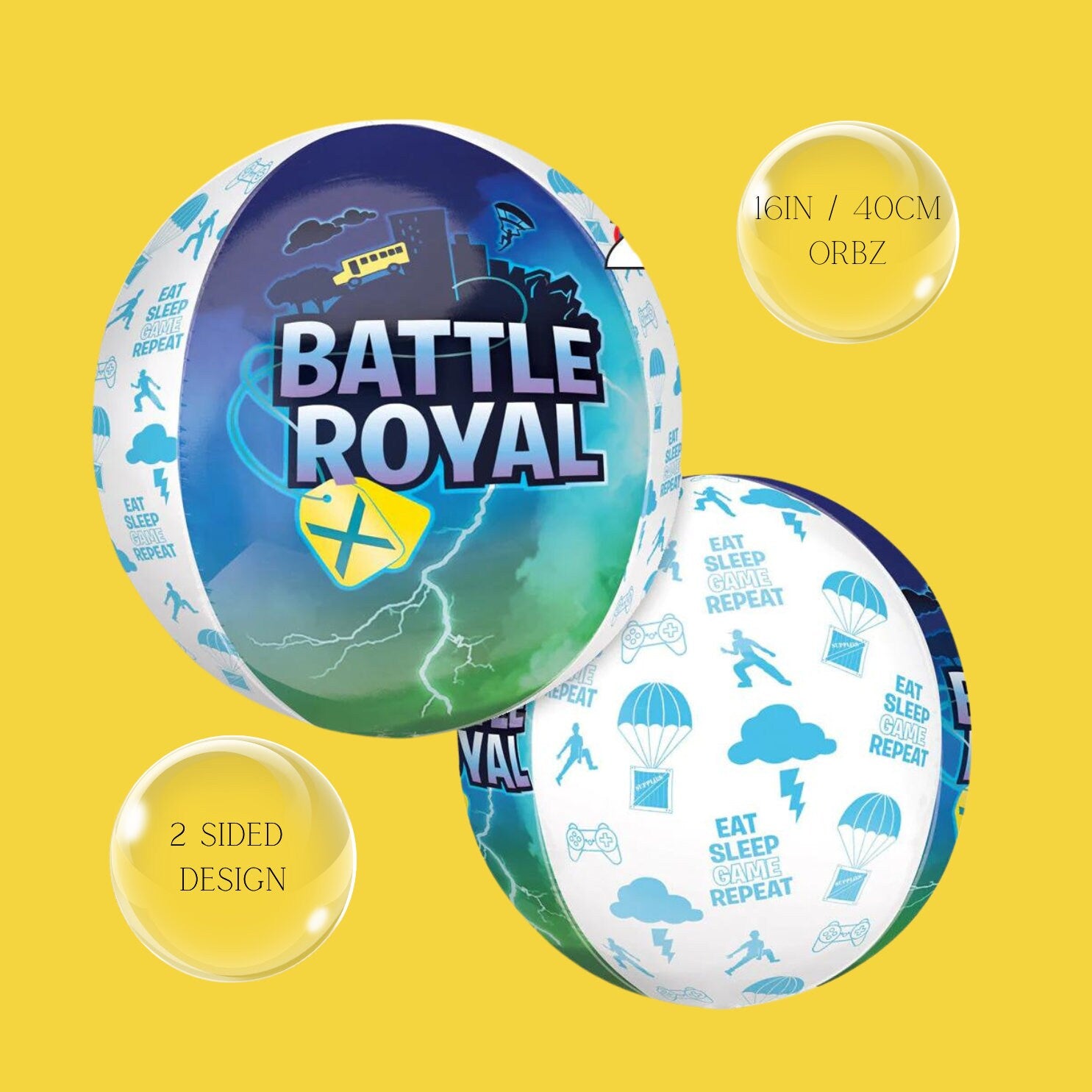 Battle Royal Balloons - Officially Licensed by Anagram | Video Game birthday | Video Games Party | Llama | Boys birthday | Battle decoration