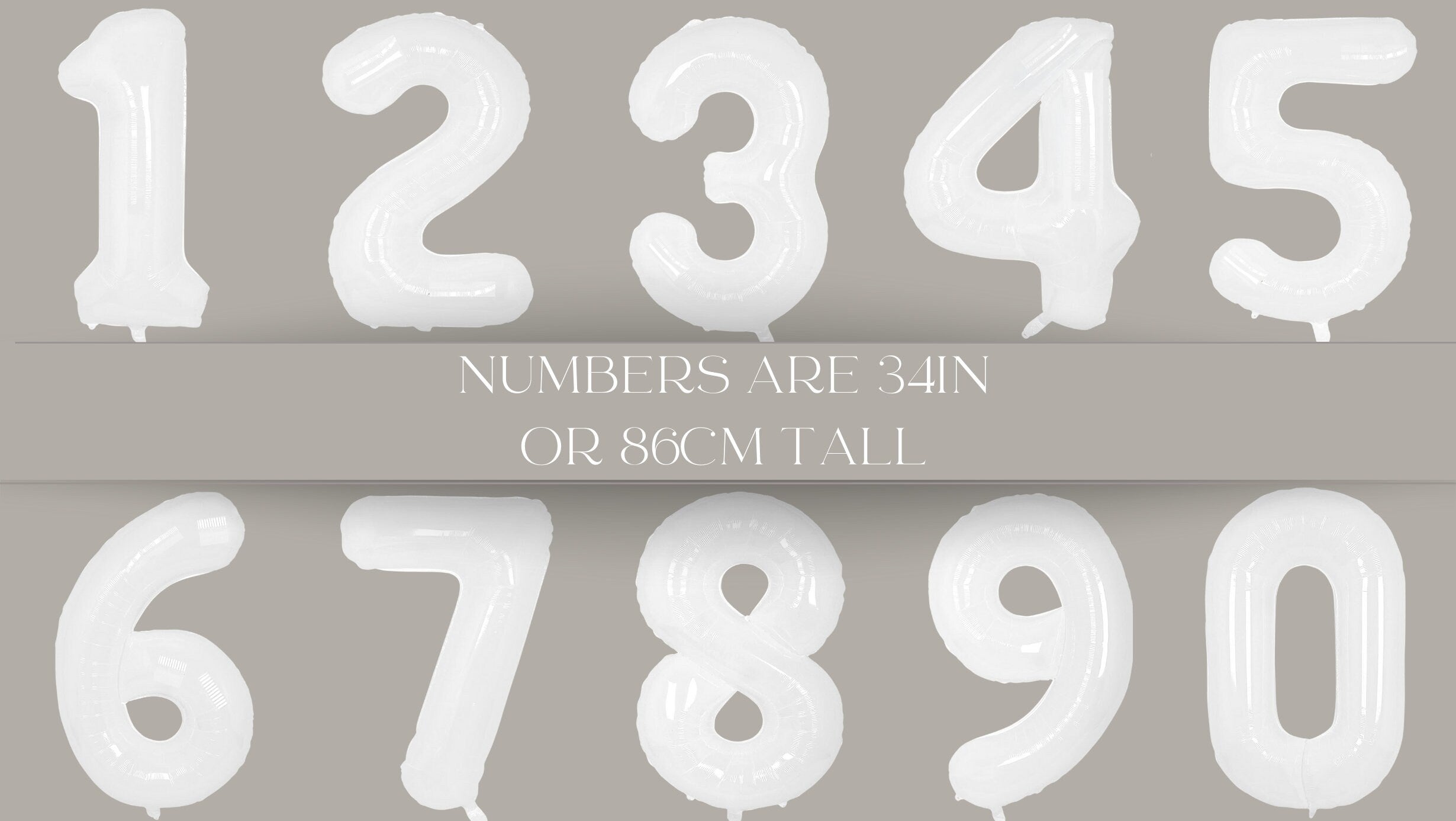 White Numbers