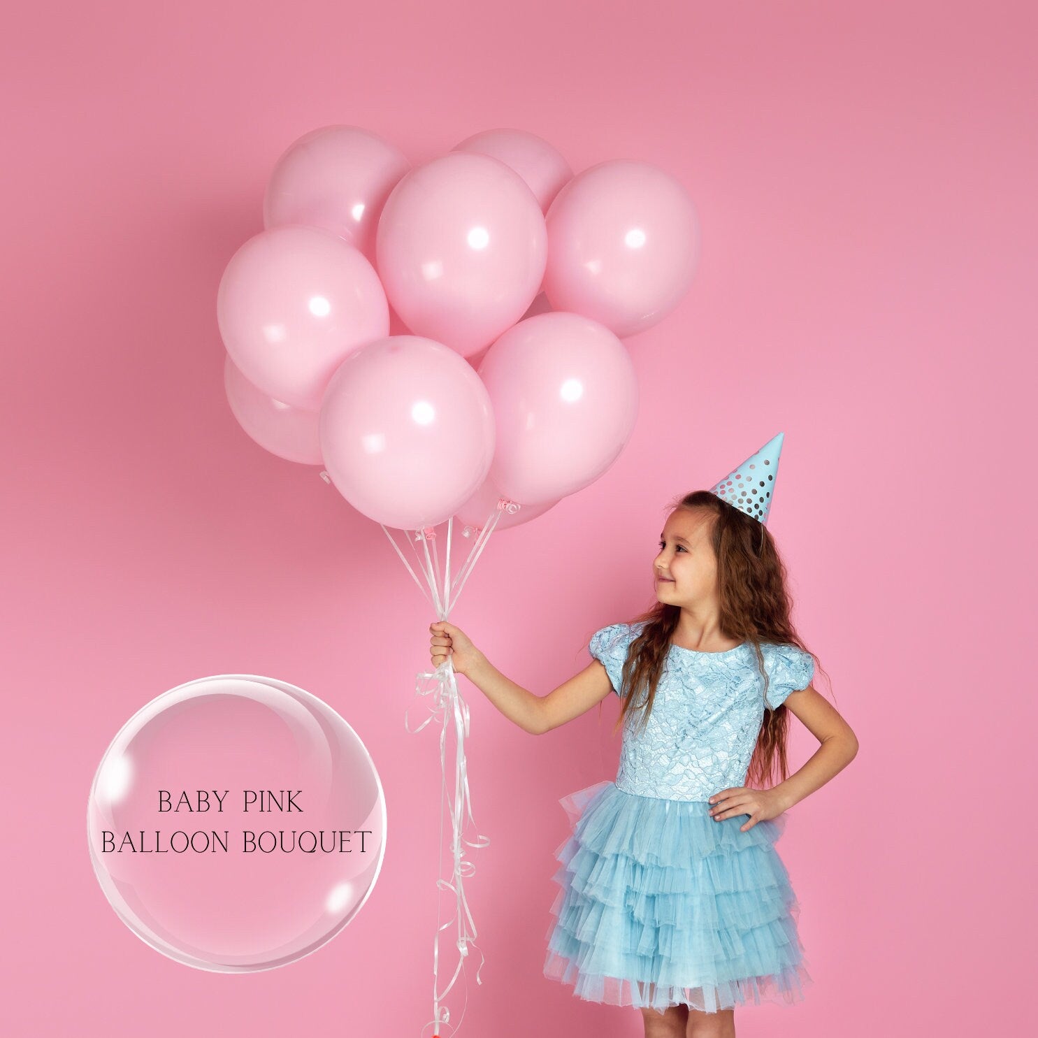 Baby Pink Balloon Bouquet