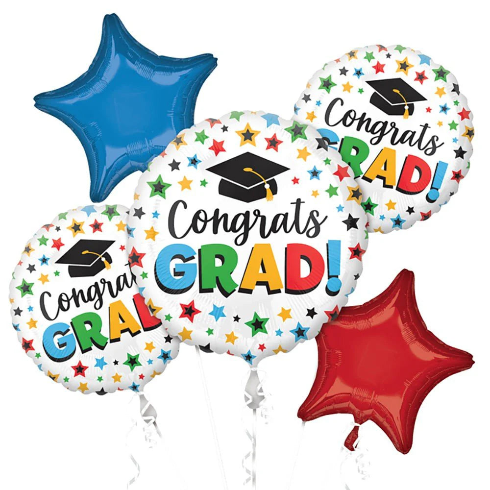 MULTI-COLORED GRAD BOUQUET