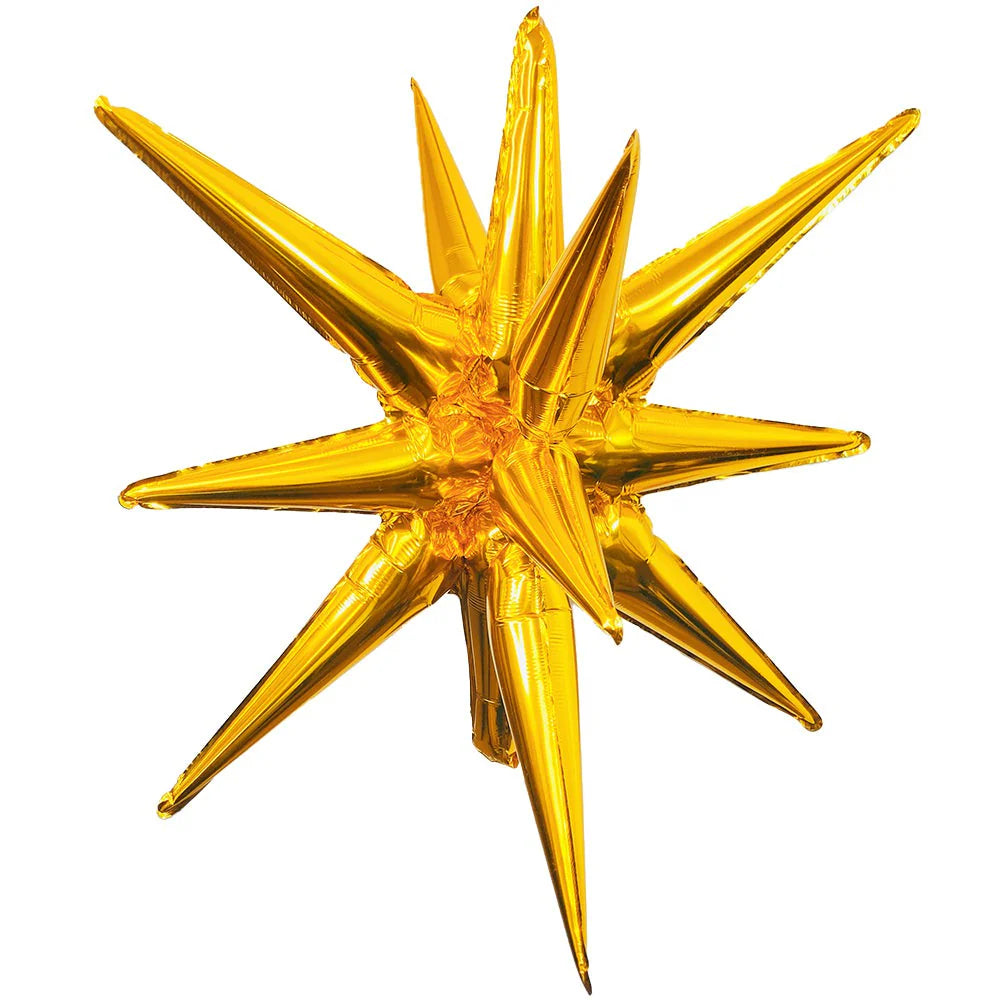 3D STAR-BURST ALL-IN-ONE - HOLOGRAPHIC GOLD (AIR-FILL ONLY)