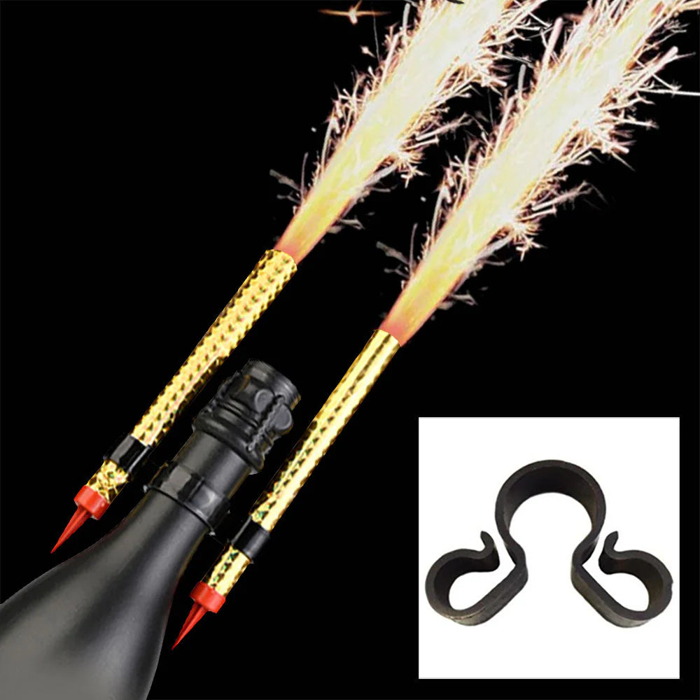 SPARKLER CLIP FOR CHAMPAGNE BOTTLE - DOUBLE