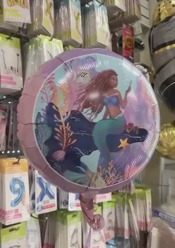 Little Mermaid Balloon | Little Mermaid Helium Balloons | Little Mermaid | Ariel | Under the Sea Party | Under the Sea Birthday | Mermaid