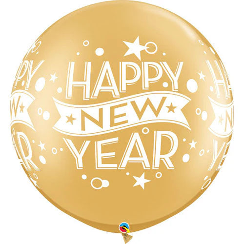 30 inch GOLD NEW YEAR CONFETTI DOTS