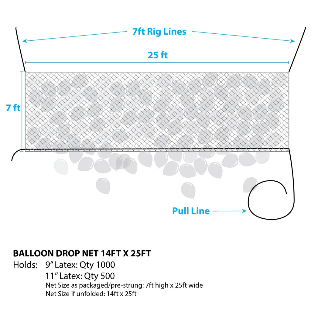 BALLOON NET PRE-STRUNG™ - 25ft x 7ft