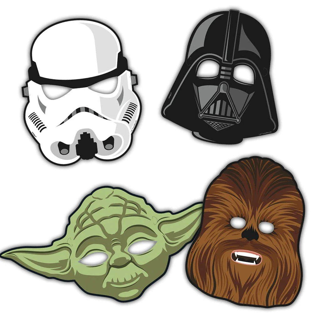 STAR WARS CLASSIC PARTY MASKS (8 PK)
