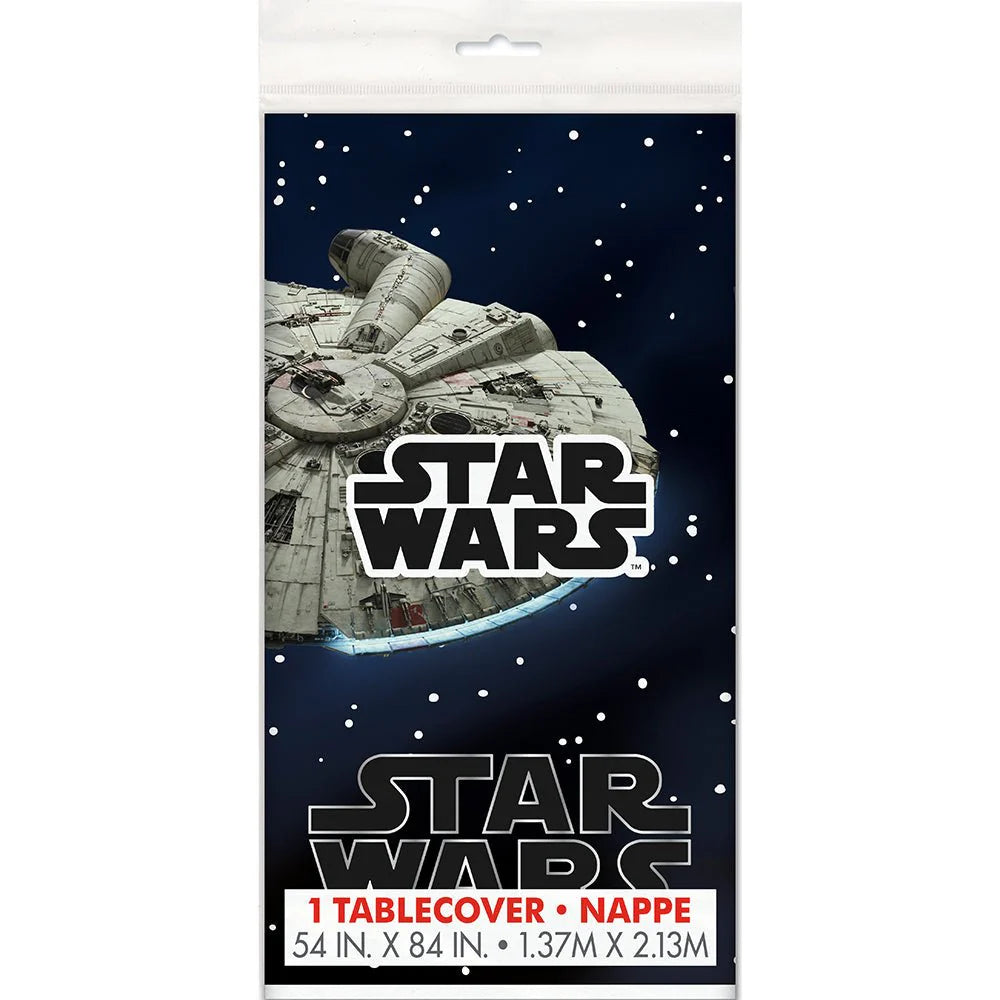 STAR WARS CLASSIC PASTIC TABLECOVER 54 inch X 84 inch