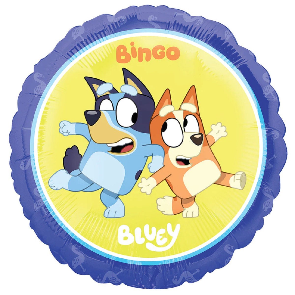18" Bluey Birthday Party Balloons | Bluey kids party decorations | Bluey Birthday | Bluey Balloon | Bluey and Bingo | Puppy Pawty Balloon