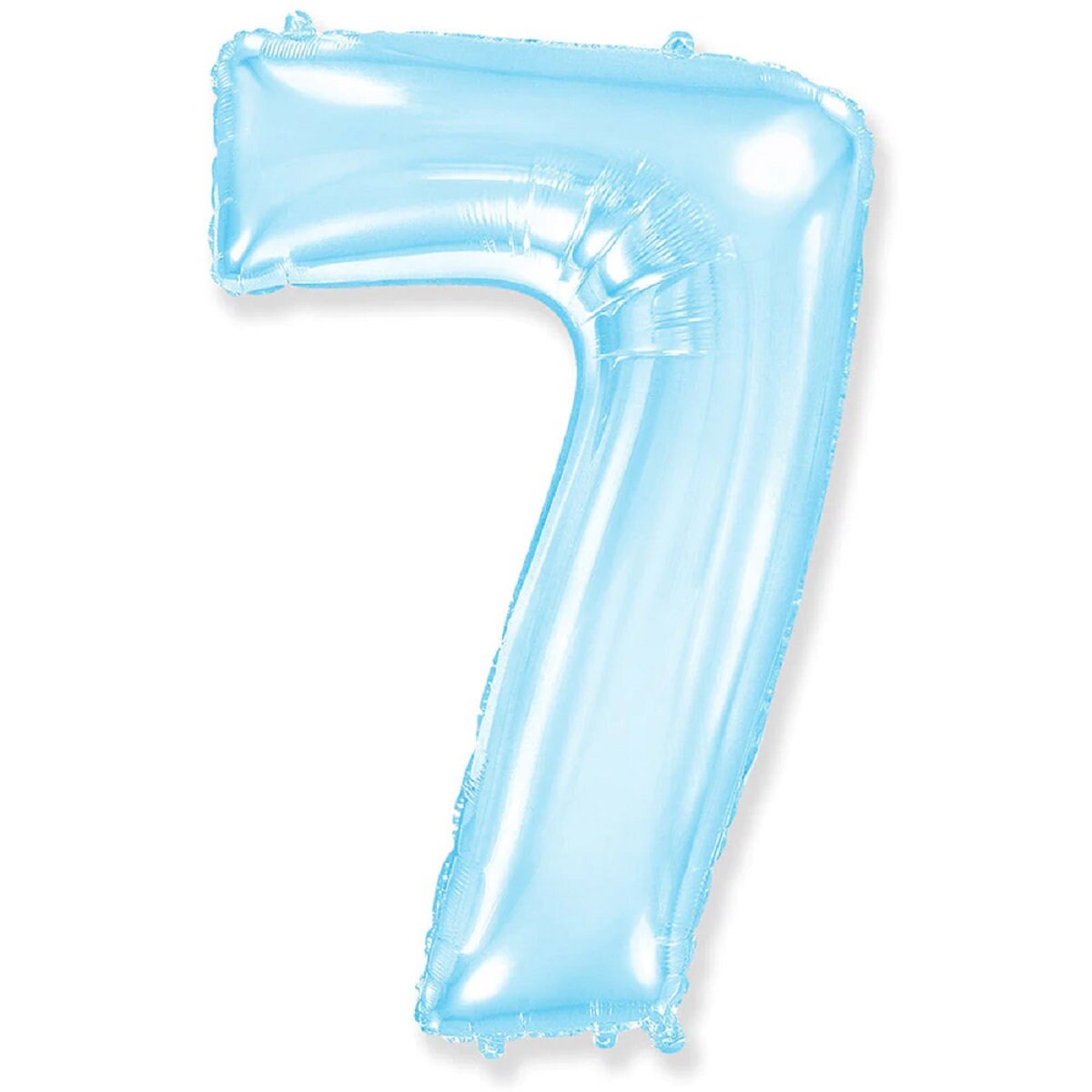 Jumbo Pastel Blue Number Balloons | Pearl Blue Mylar Number Balloons | 42" Inch Balloons | Frozen Birthday Balloon | Winter Wonderland