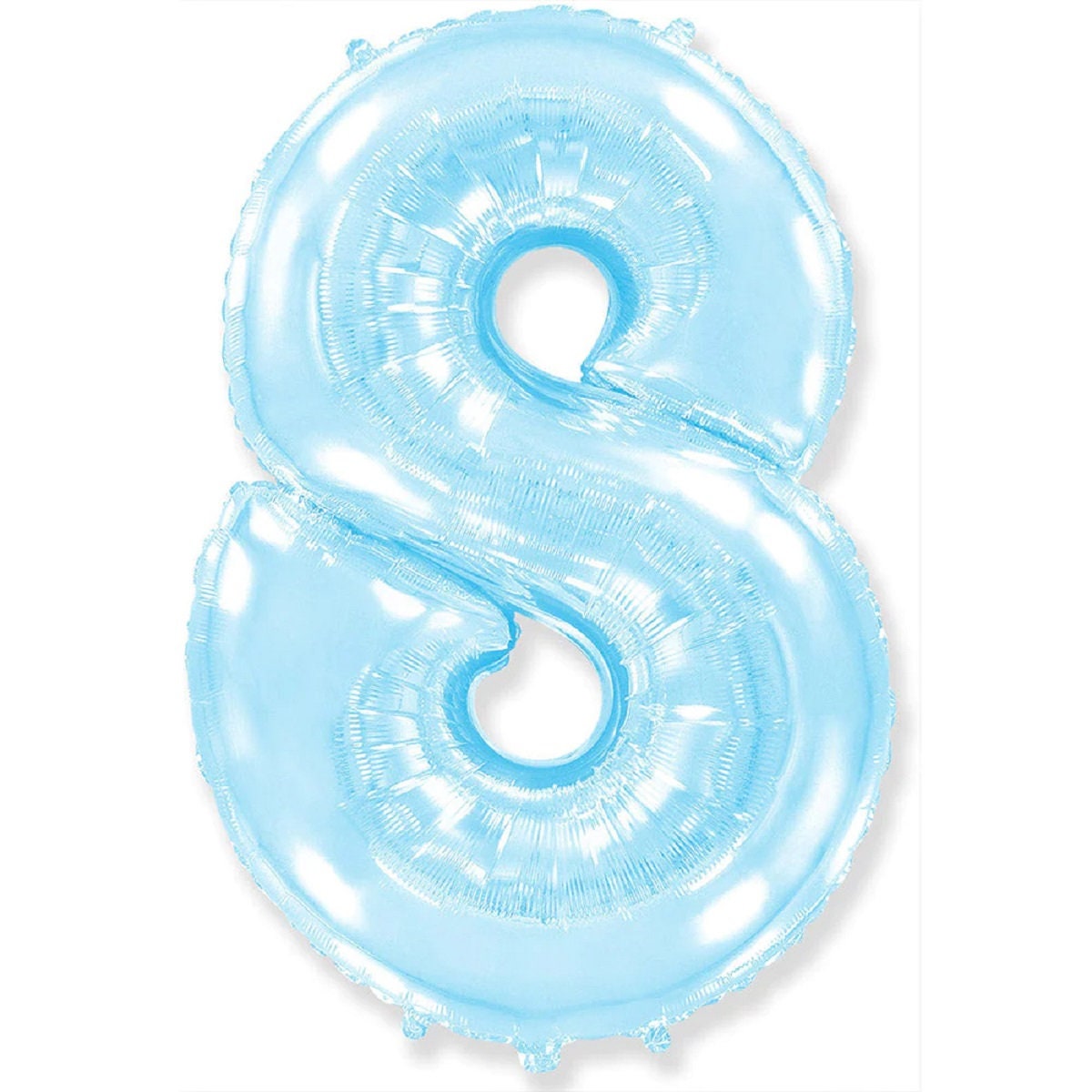 Jumbo Pastel Blue Number Balloons | Pearl Blue Mylar Number Balloons | 42" Inch Balloons | Frozen Birthday Balloon | Winter Wonderland