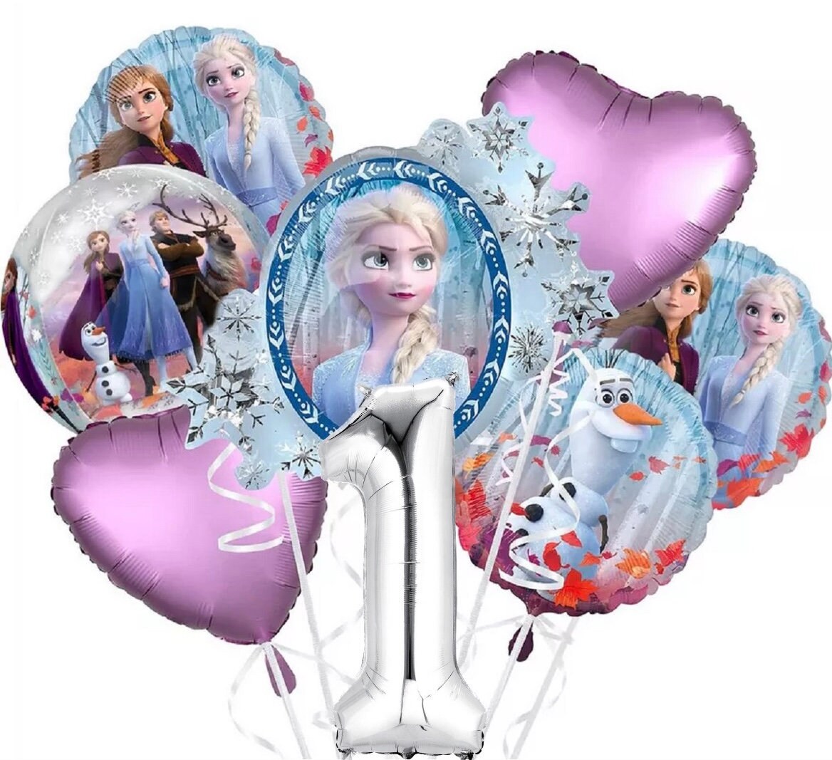 Frozen 2 Deluxe Balloon Bouquet with number | Frozen balloon bouquet | Frozen balloon garland | frozen balloon kit | Disney Frozen Birthday