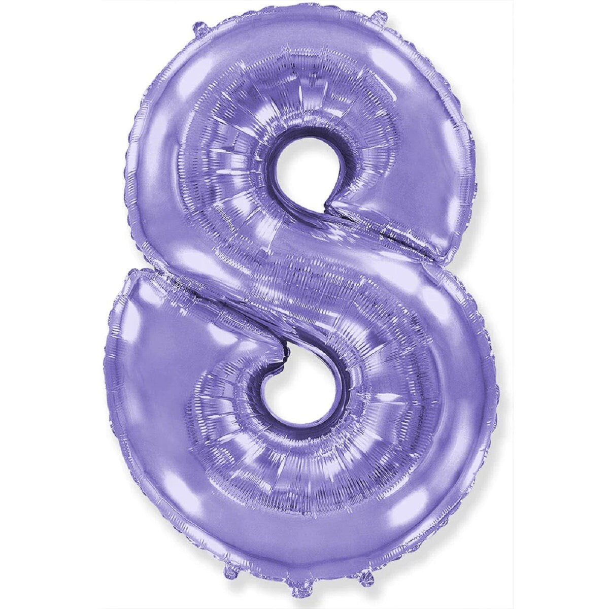 Giant 42" Pastel Lilac Purple Number Balloon | Frozen Birthday Lavender Mylar Number Balloons | Light Purple Number One Foil Balloon