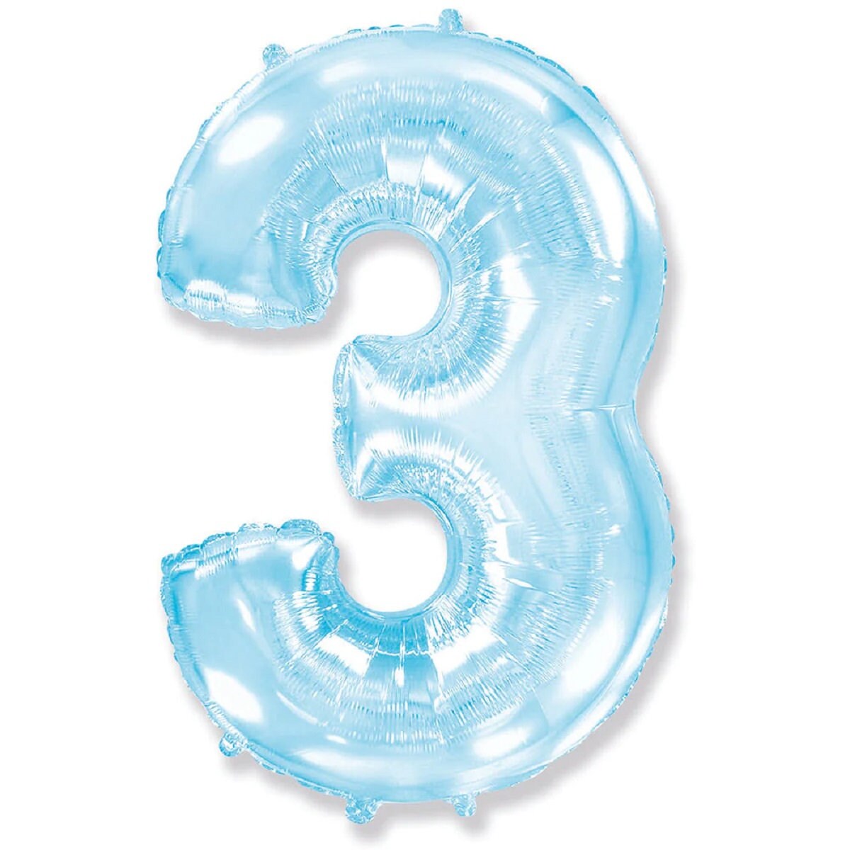 Jumbo Pastel Blue Number Balloons | Pearl Blue Mylar Number Balloons | 42" Inch Balloons | Frozen Birthday Balloon | Winter Wonderland