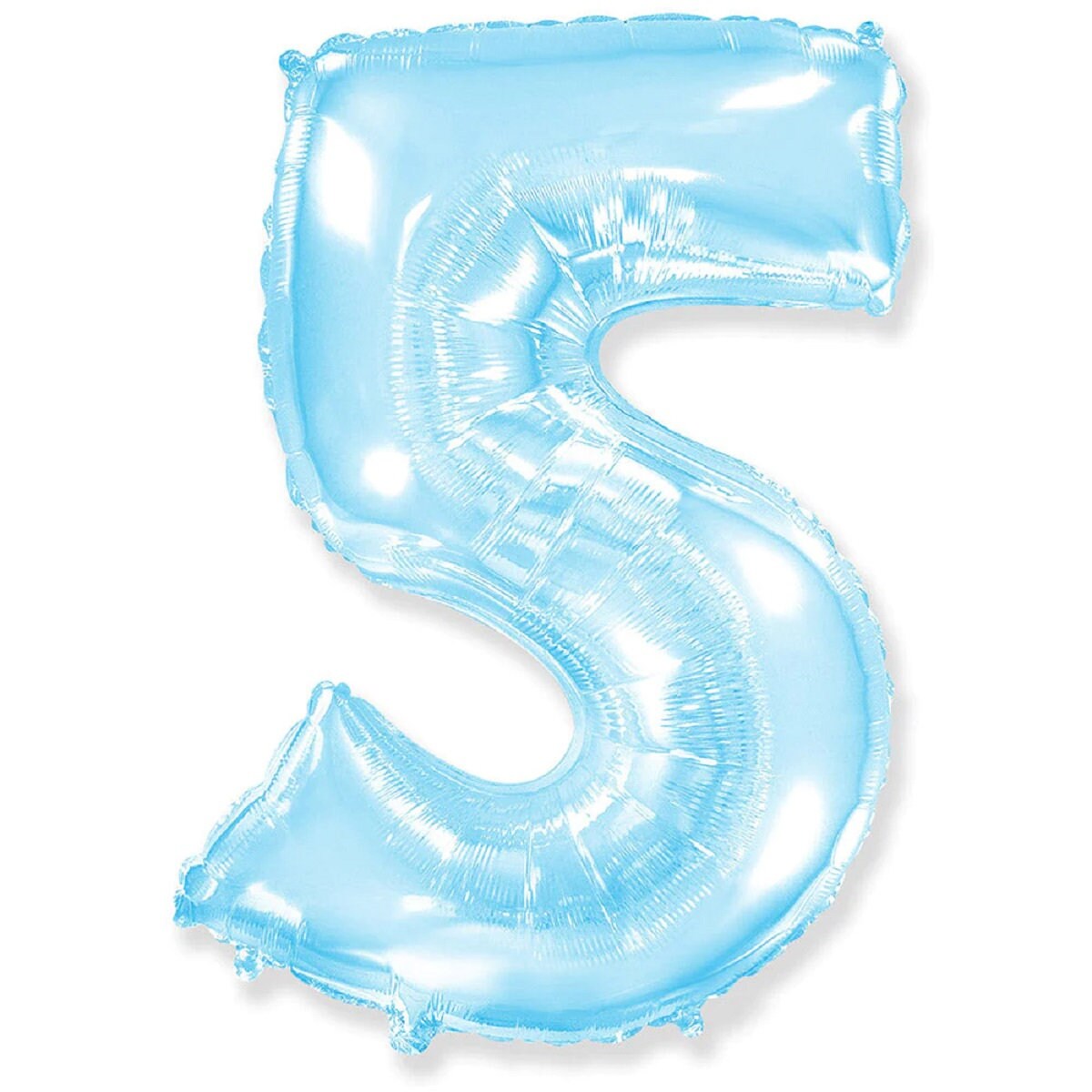 Jumbo Pastel Blue Number Balloons | Pearl Blue Mylar Number Balloons | 42" Inch Balloons | Frozen Birthday Balloon | Winter Wonderland