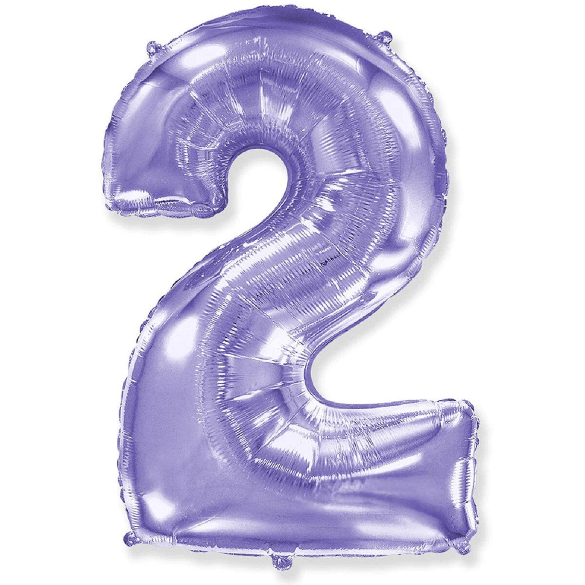 Giant 42" Pastel Lilac Purple Number Balloon | Frozen Birthday Lavender Mylar Number Balloons | Light Purple Number One Foil Balloon