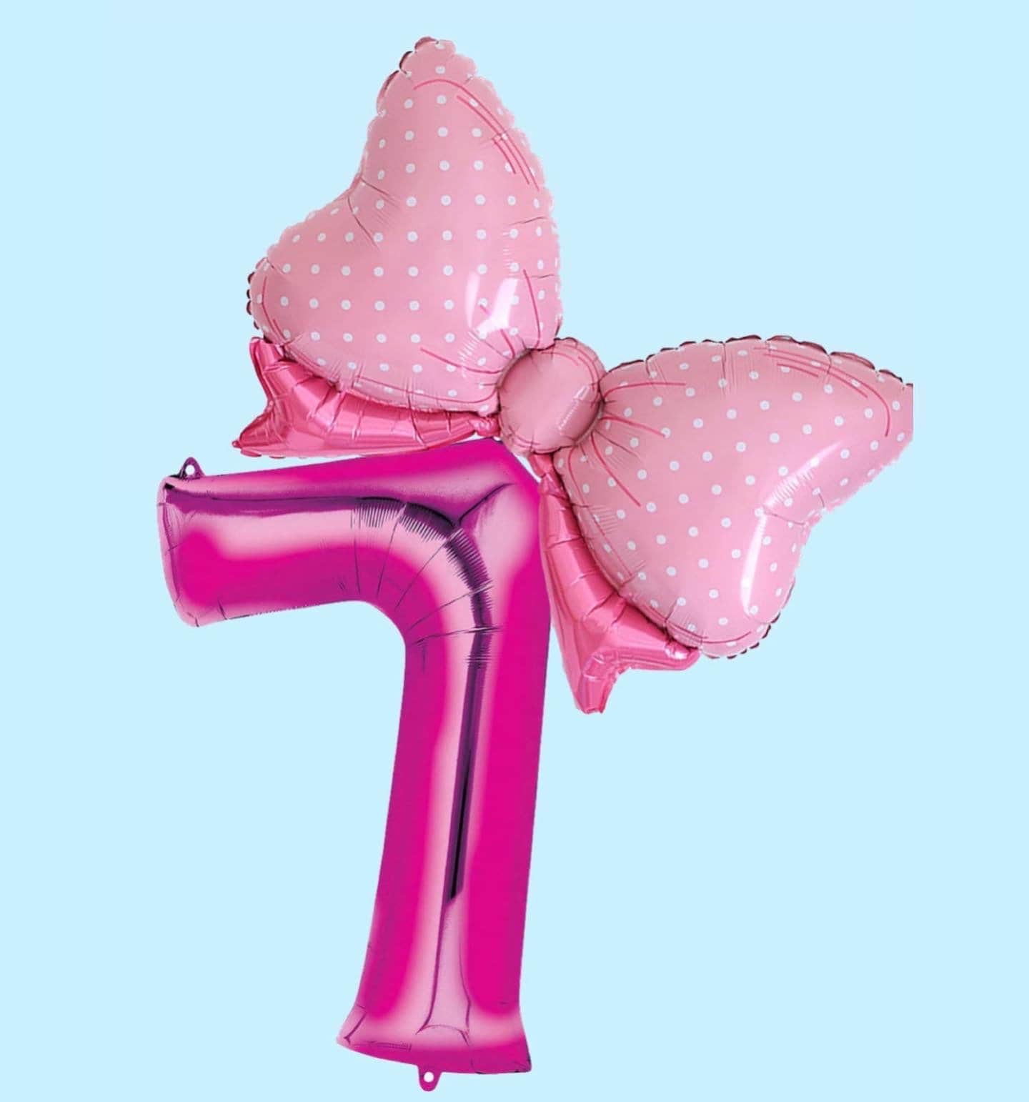 Pink Bow Balloons | Polka Dot Bow Balloon | Giant Bow Helium Balloon | Birthday Minnie Balloons | Barbie Birthday | Girls Pink Birthday