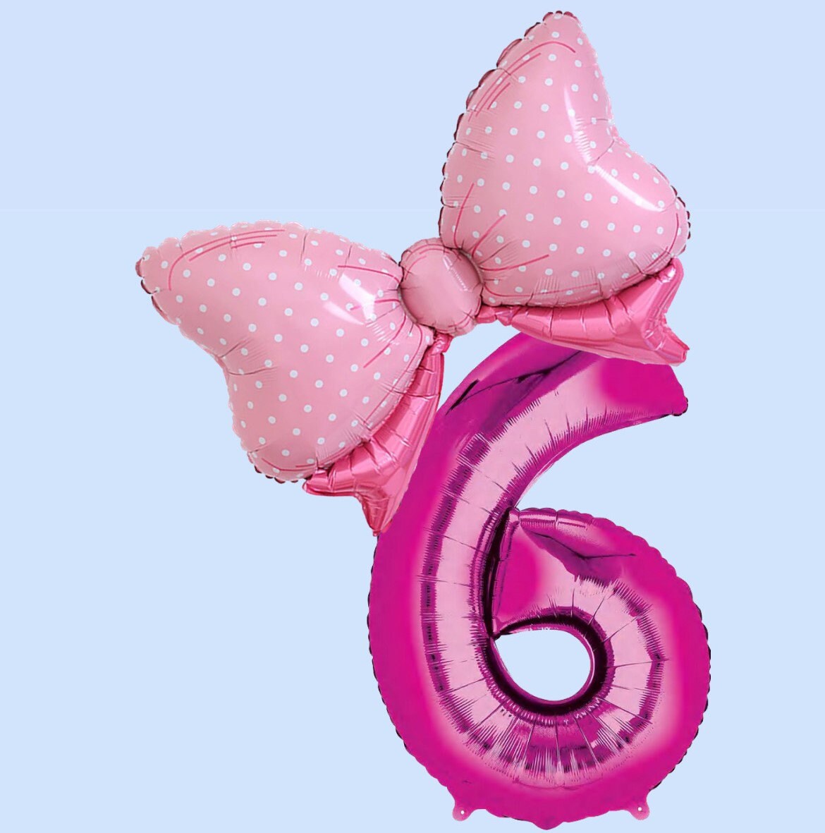 Pink Bow Balloons | Polka Dot Bow Balloon | Giant Bow Helium Balloon | Birthday Minnie Balloons | Barbie Birthday | Girls Pink Birthday