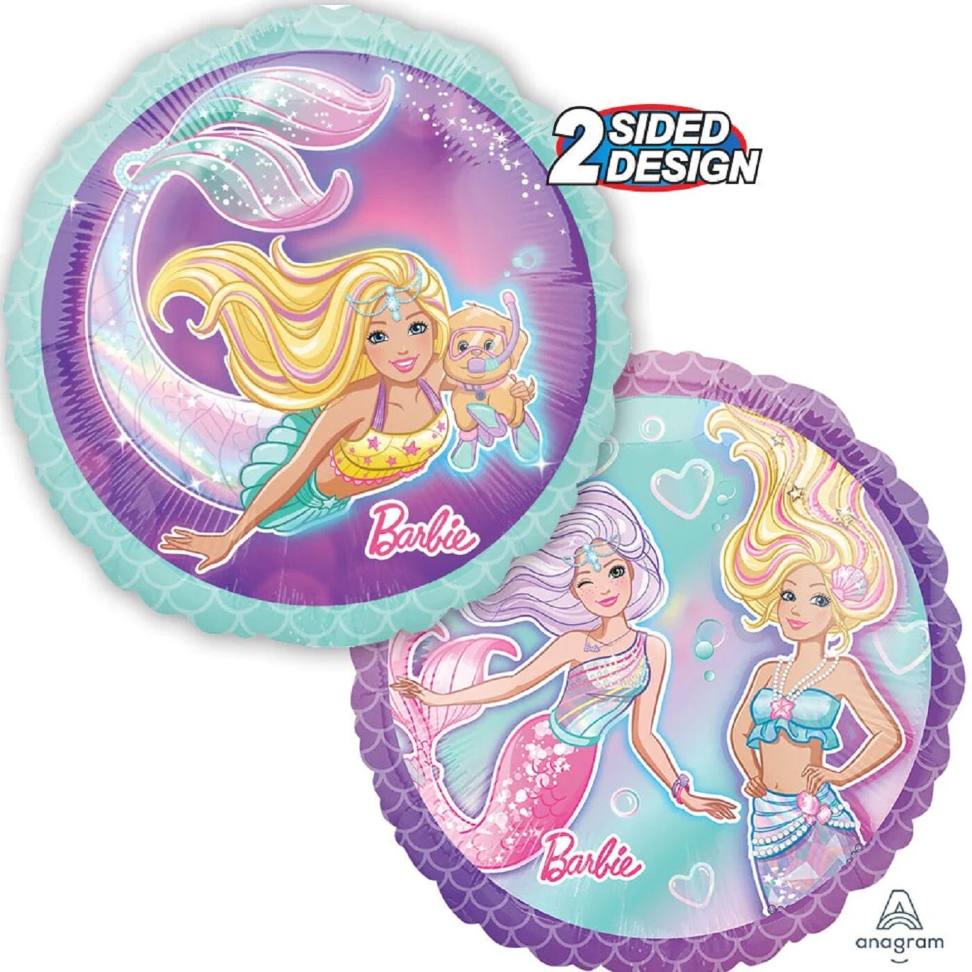 Barbie Mermaid Banner | Barbie Mermaid Balloons | Mermaid Barbie | Barbie Decorations | Barbie Party supplies | 3rd | 4th | 5th birthday