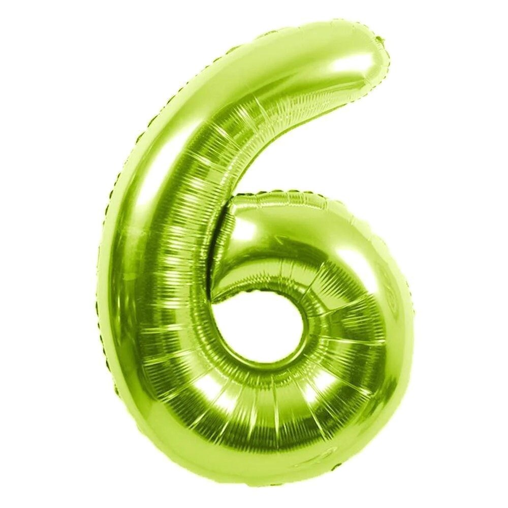 Number Balloons | Foil Mylar Number Balloons | Green Number Balloons 34in | Metallic Green Number Balloons | Green Balloon Numbers