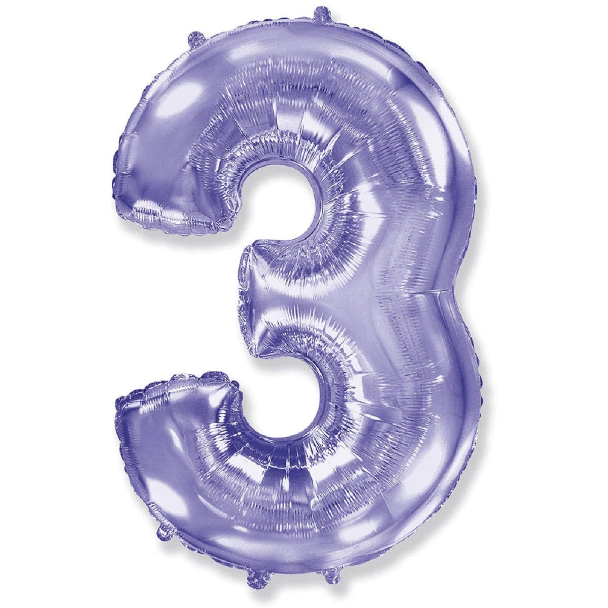 Giant 42" Pastel Lilac Purple Number Balloon | Frozen Birthday Lavender Mylar Number Balloons | Light Purple Number One Foil Balloon