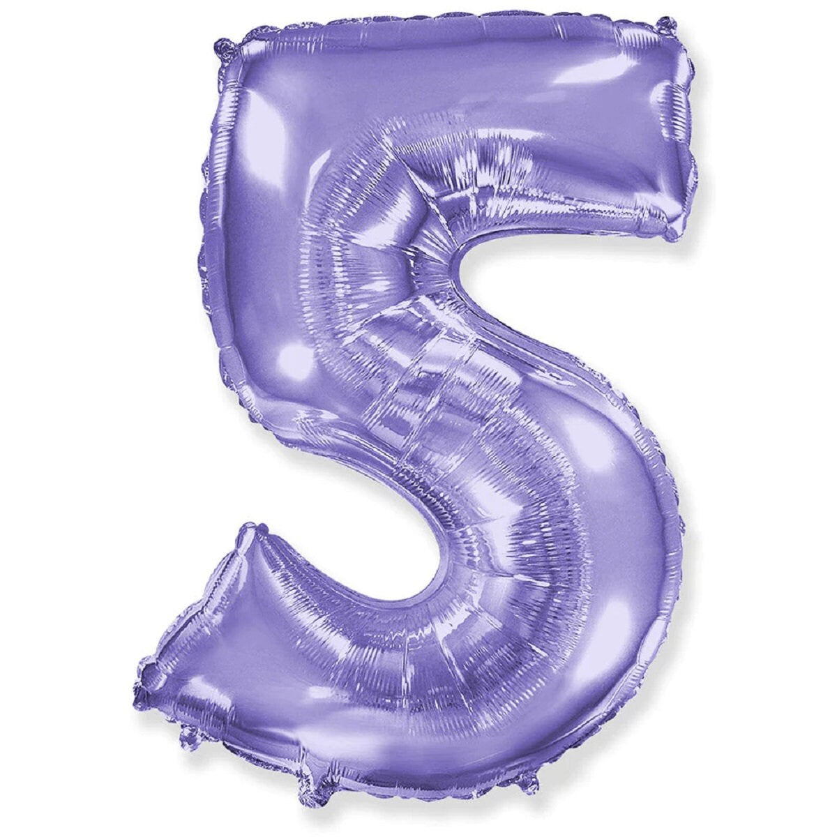 Giant 42" Pastel Lilac Purple Number Balloon | Frozen Birthday Lavender Mylar Number Balloons | Light Purple Number One Foil Balloon