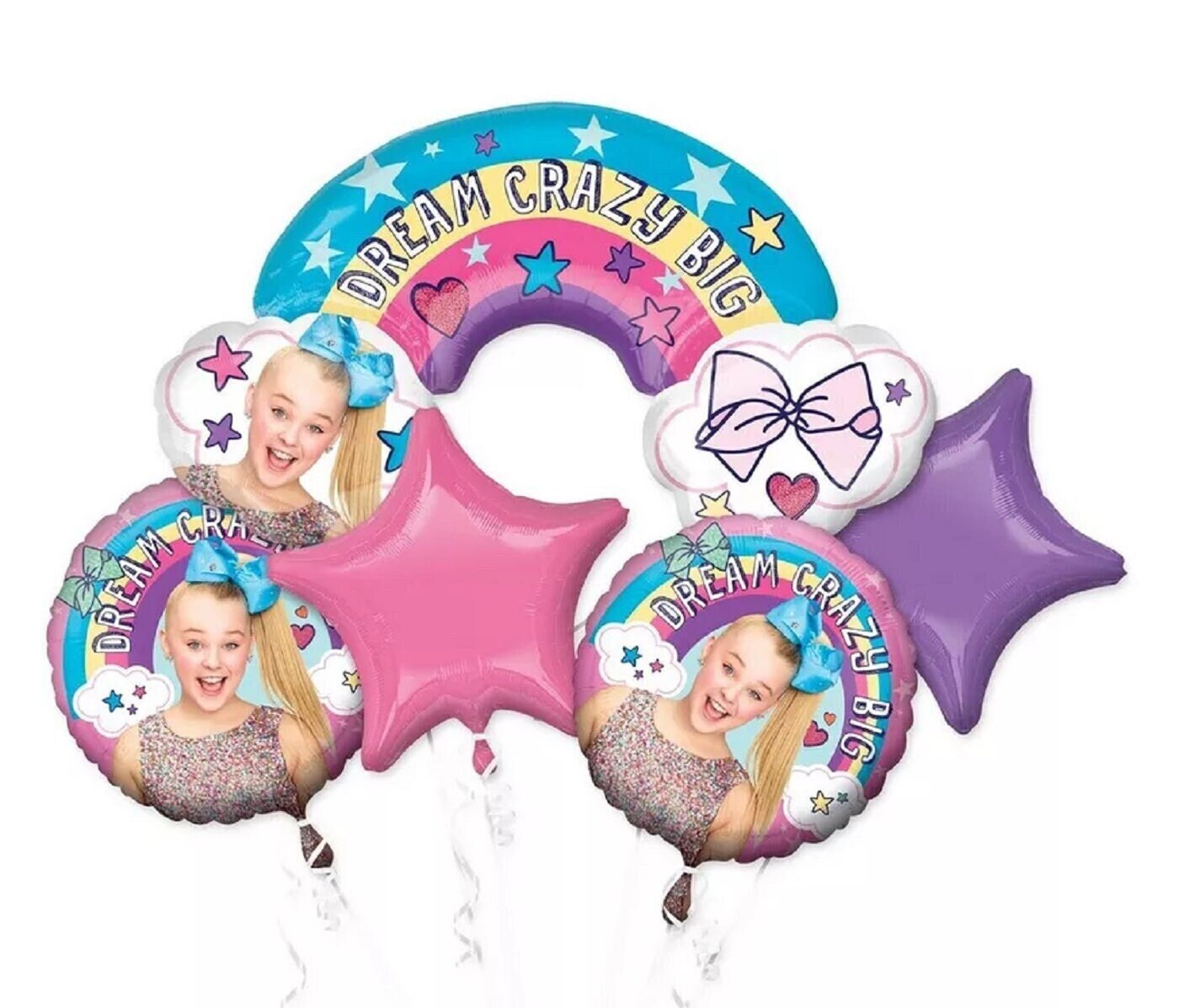 JoJo Siwa Balloon Bouquet | Jojo Siwa Balloons | JoJo Siwa birthday decorations | Jojo Siwa birthday party supplies | Jojo Siwa Party