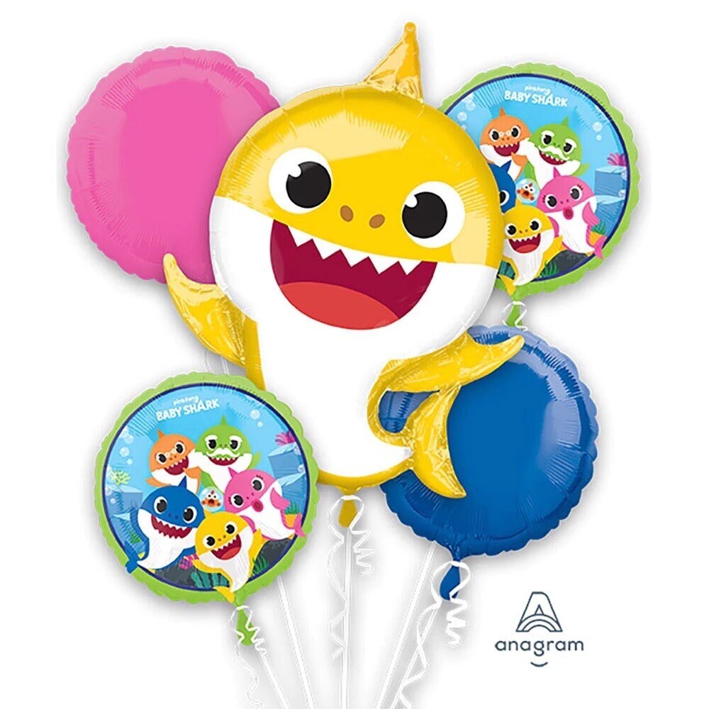 Baby Shark Airwalker | Baby shark balloon bouquet | Baby shark birthday | Baby shark decorations | baby shark supplies | Toddler birthday